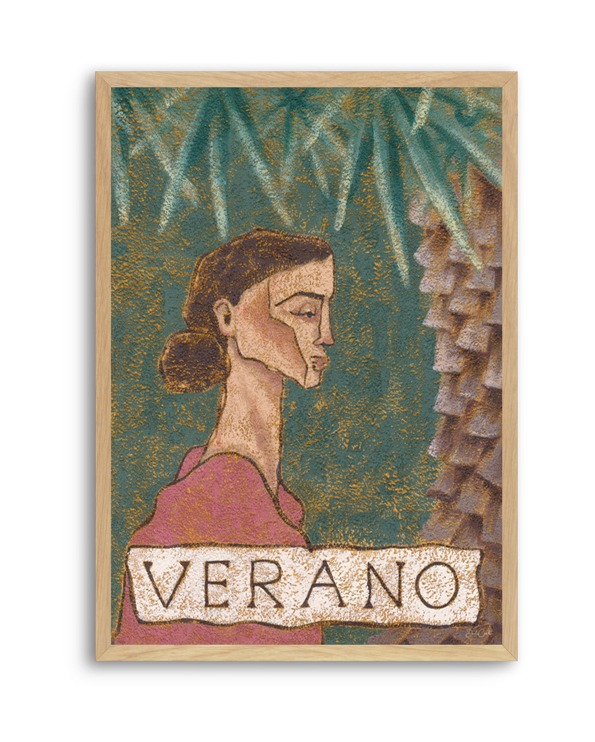 Verano by Julie Celina | Art Print from Olive et Oriel where you can shop wallpaper and artworks online
