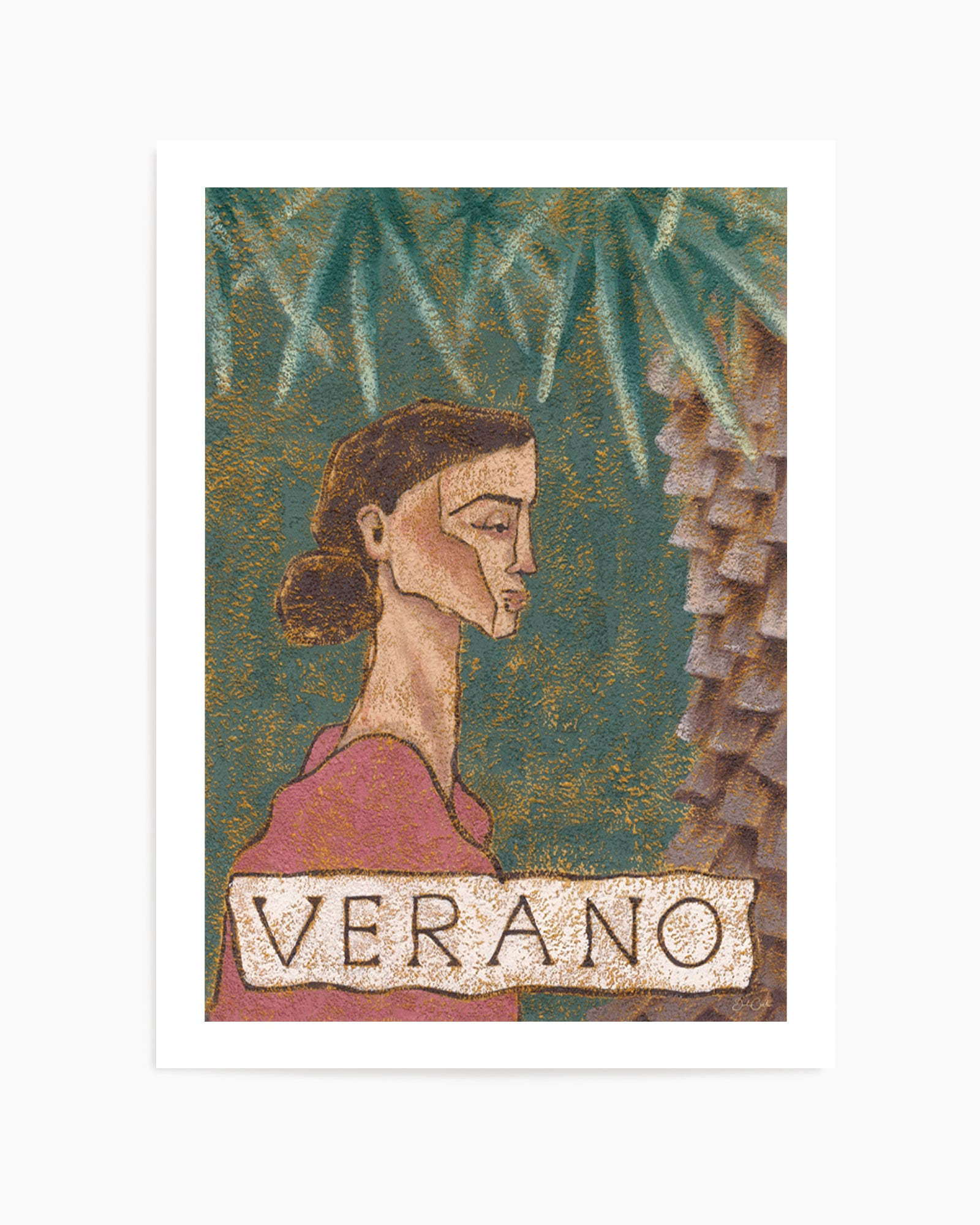 Verano by Julie Celina | Art Print from Olive et Oriel where you can shop wallpaper and artworks online