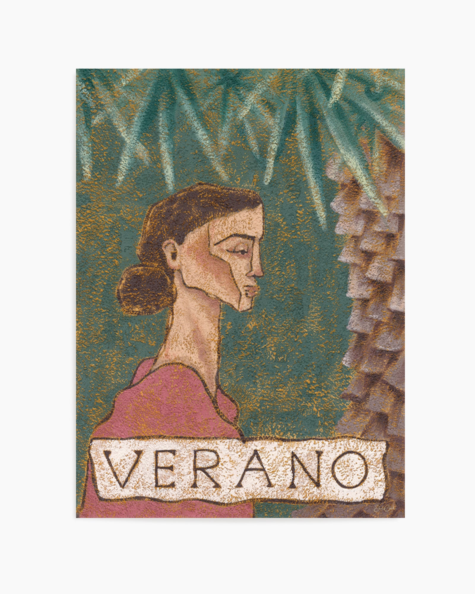Verano by Julie Celina | Art Print from Olive et Oriel where you can shop wallpaper and artworks online