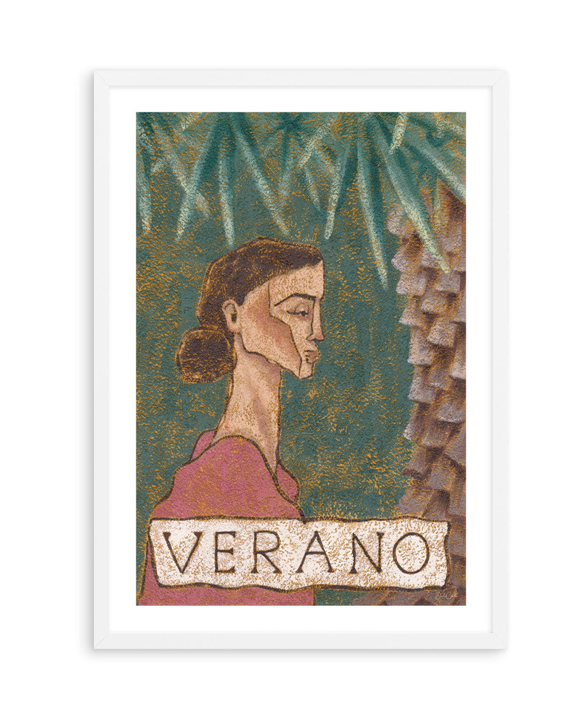 Verano by Julie Celina | Art Print from Olive et Oriel where you can shop wallpaper and artworks online