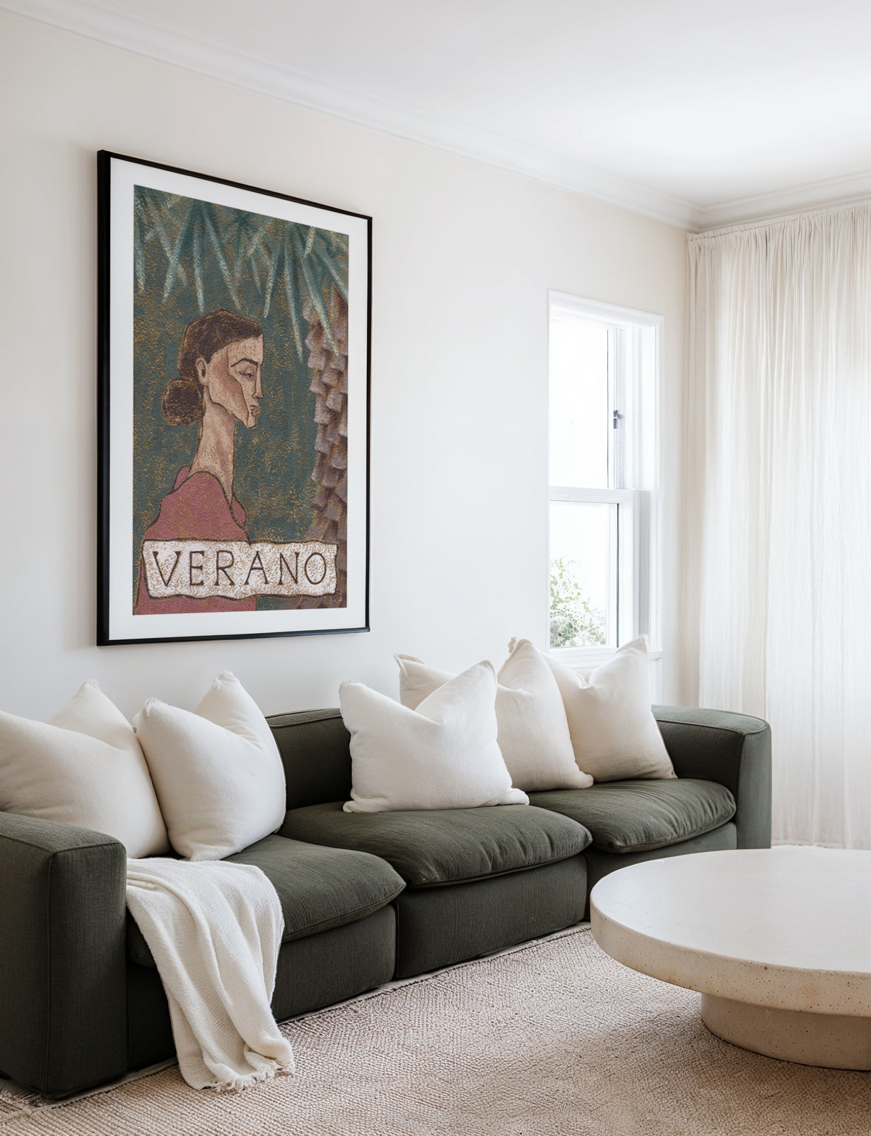 Verano by Julie Celina | Art Print from Olive et Oriel where you can shop wallpaper and artworks online