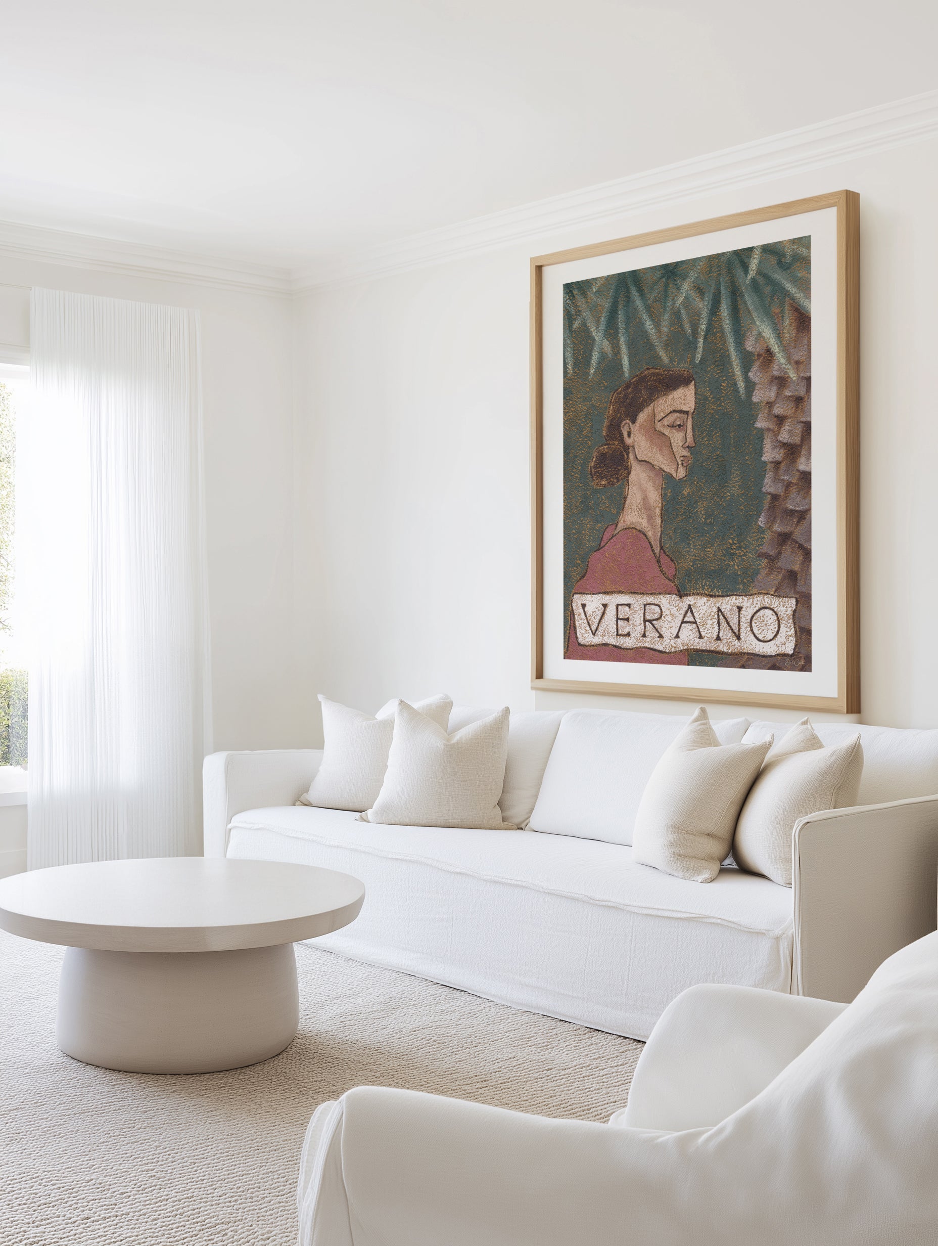 Verano by Julie Celina | Art Print from Olive et Oriel where you can shop wallpaper and artworks online