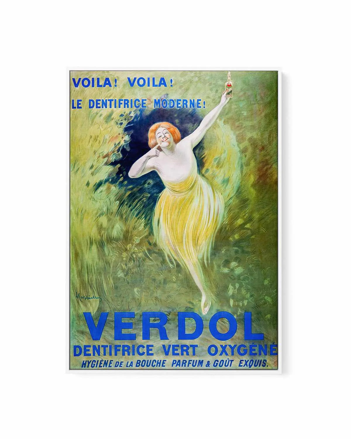 Verdol Vintage Poster | Framed Canvas Art Print from Olive et Oriel where you can shop wallpaper and artworks online