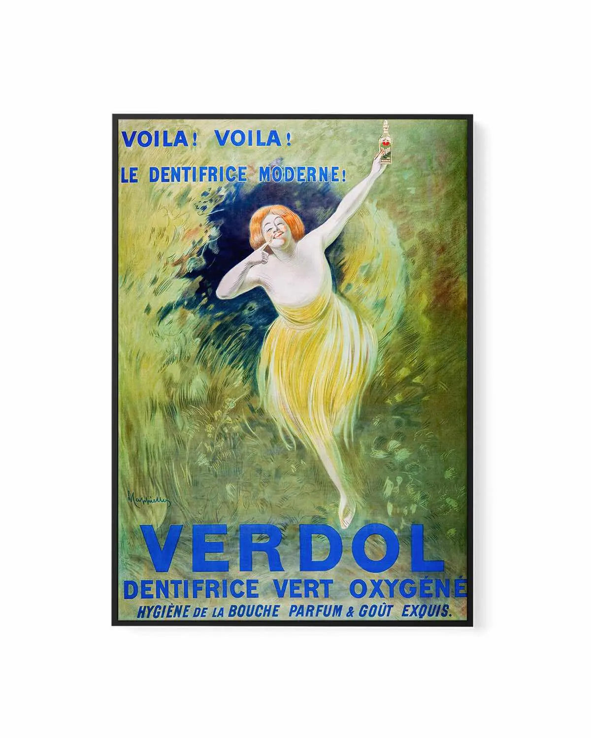 Verdol Vintage Poster | Framed Canvas Art Print from Olive et Oriel where you can shop wallpaper and artworks online