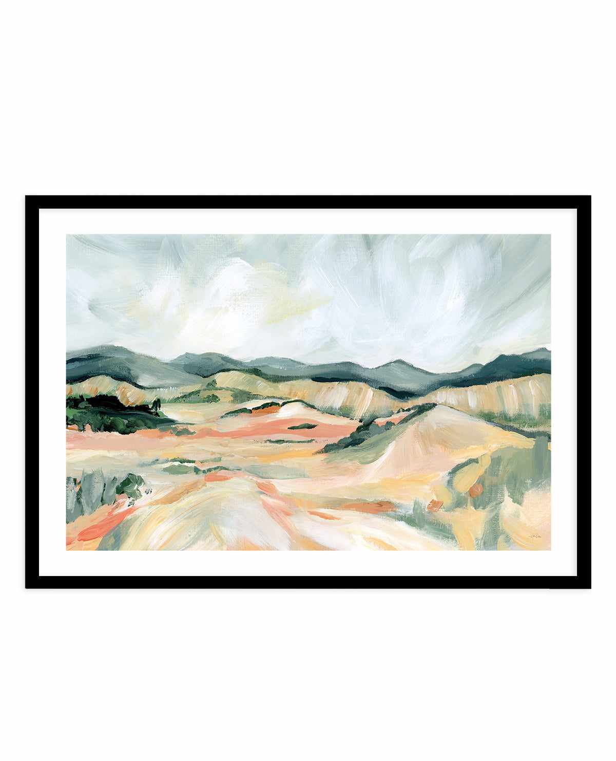 Vermillion Landscape III | Art Print