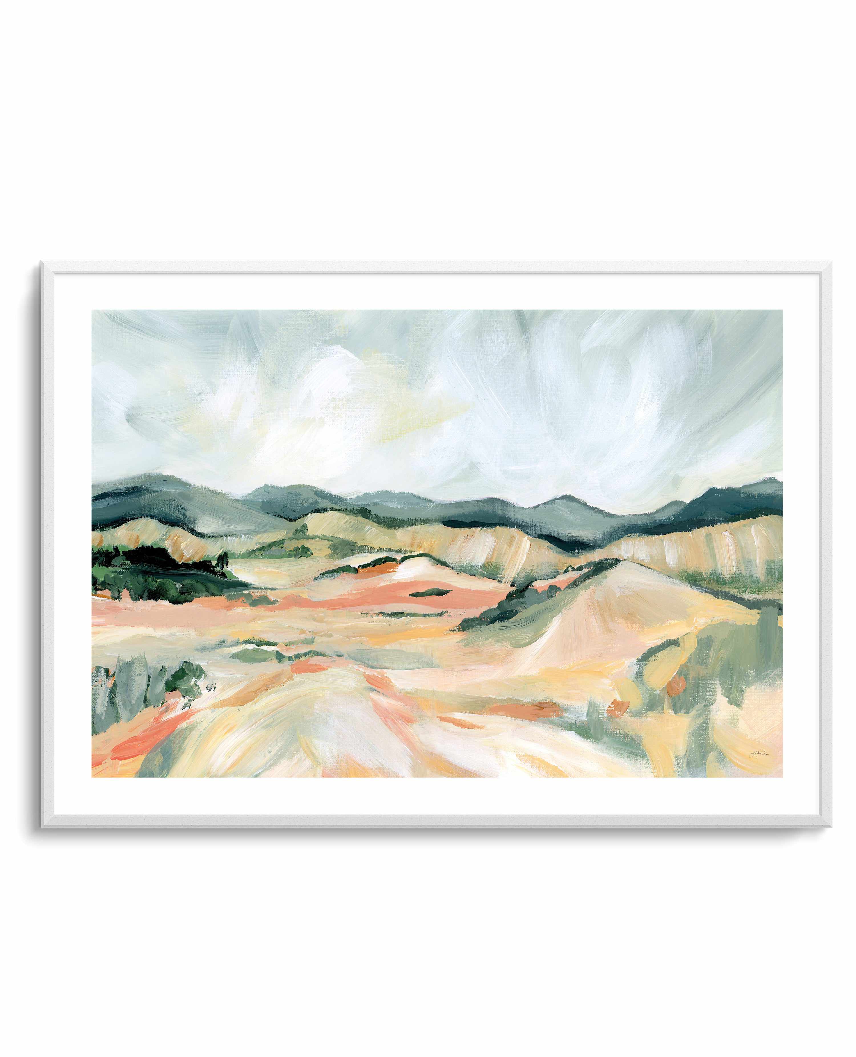 Vermillion Landscape III | Art Print