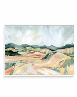 Vermillion Landscape III | Framed Canvas Art Print