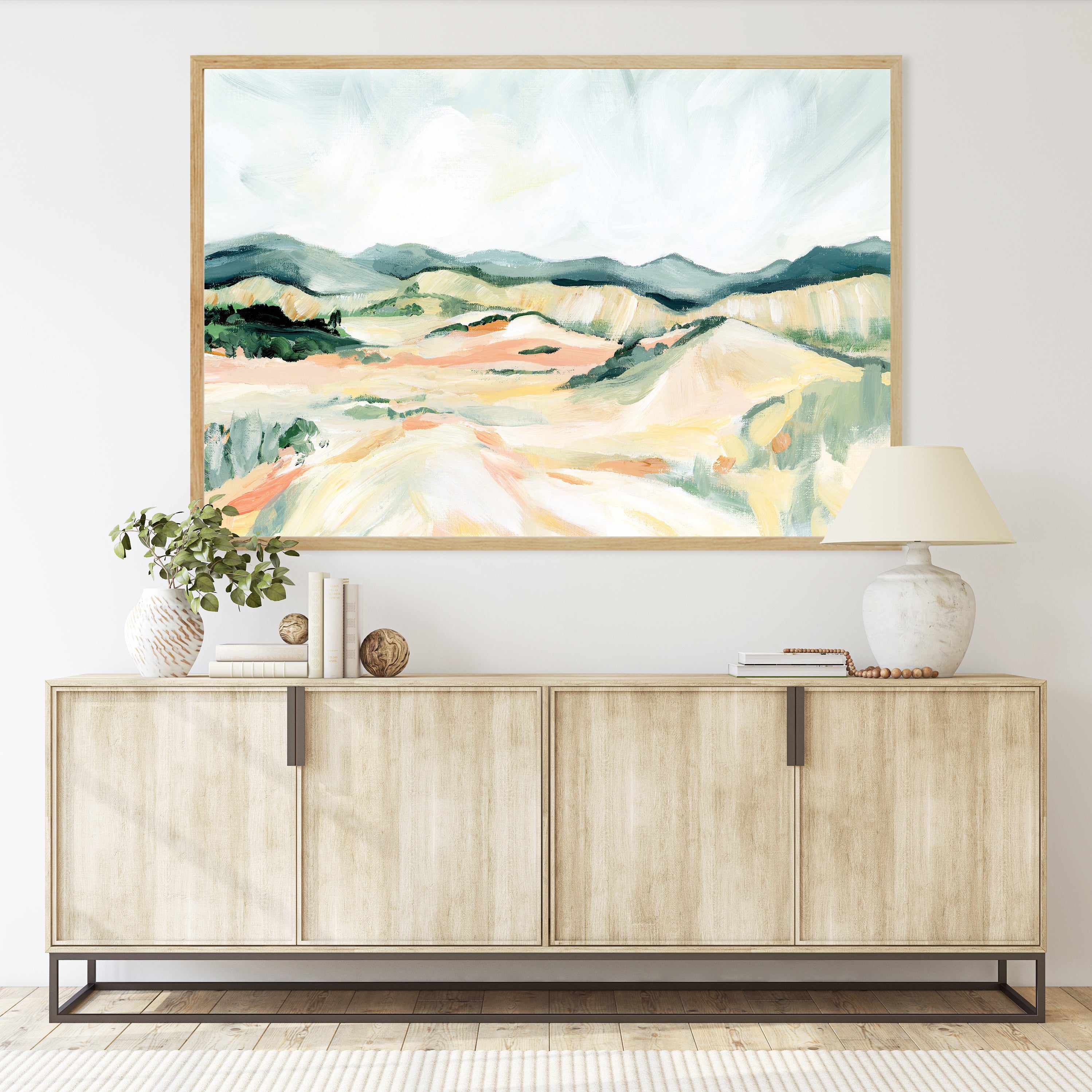 Vermillion Landscape III | Art Print