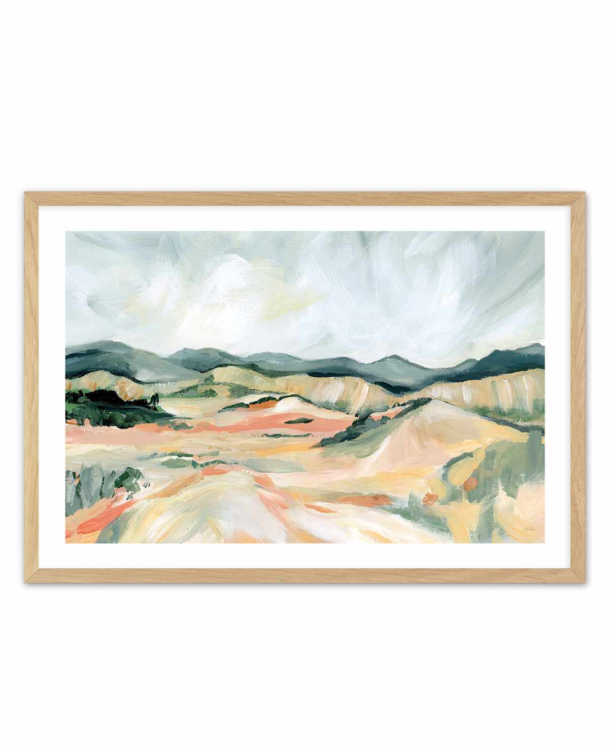 Vermillion Landscape III | Art Print