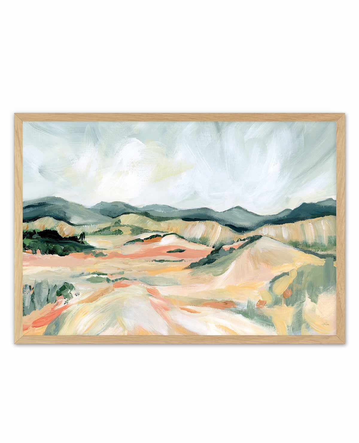 Vermillion Landscape III | Art Print