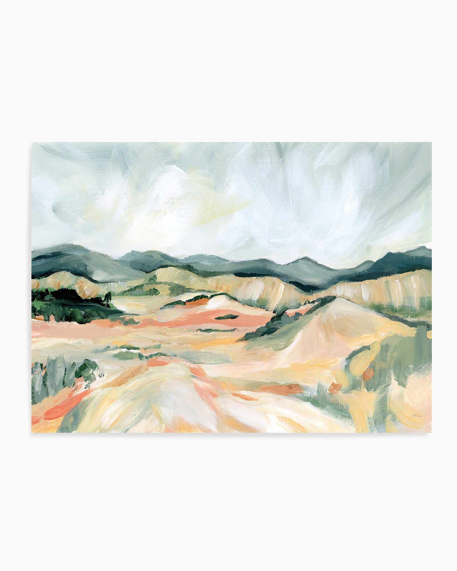 Vermillion Landscape III | Art Print