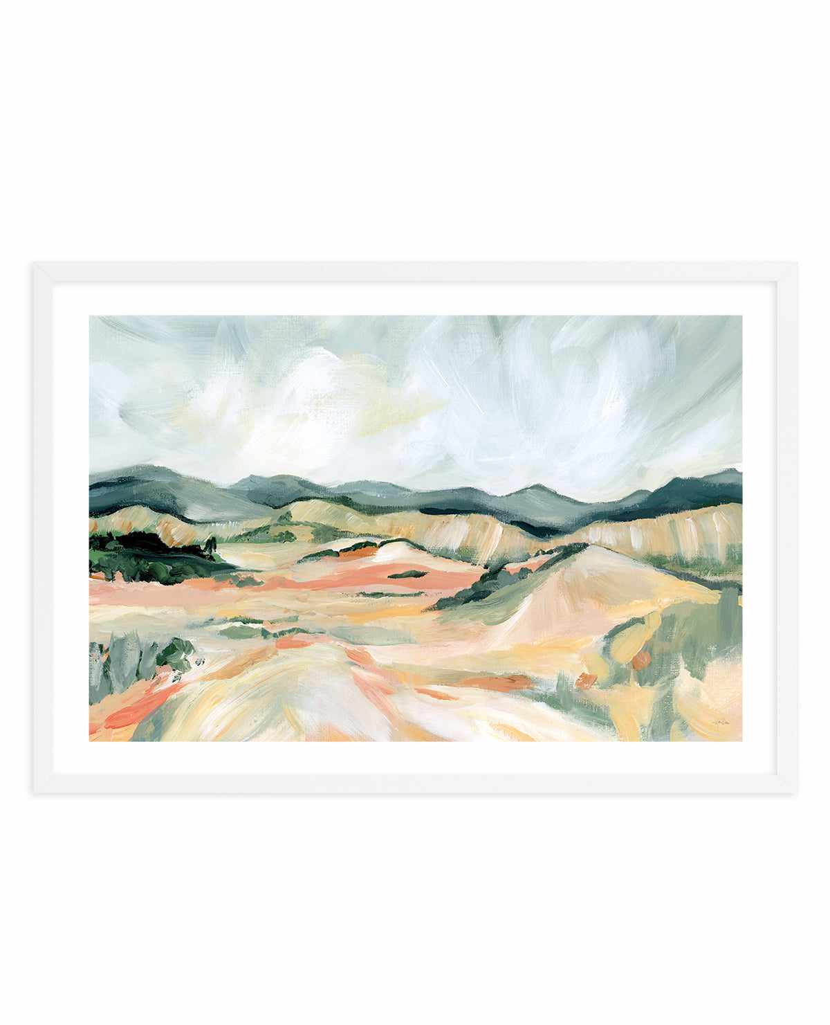 Vermillion Landscape III | Art Print