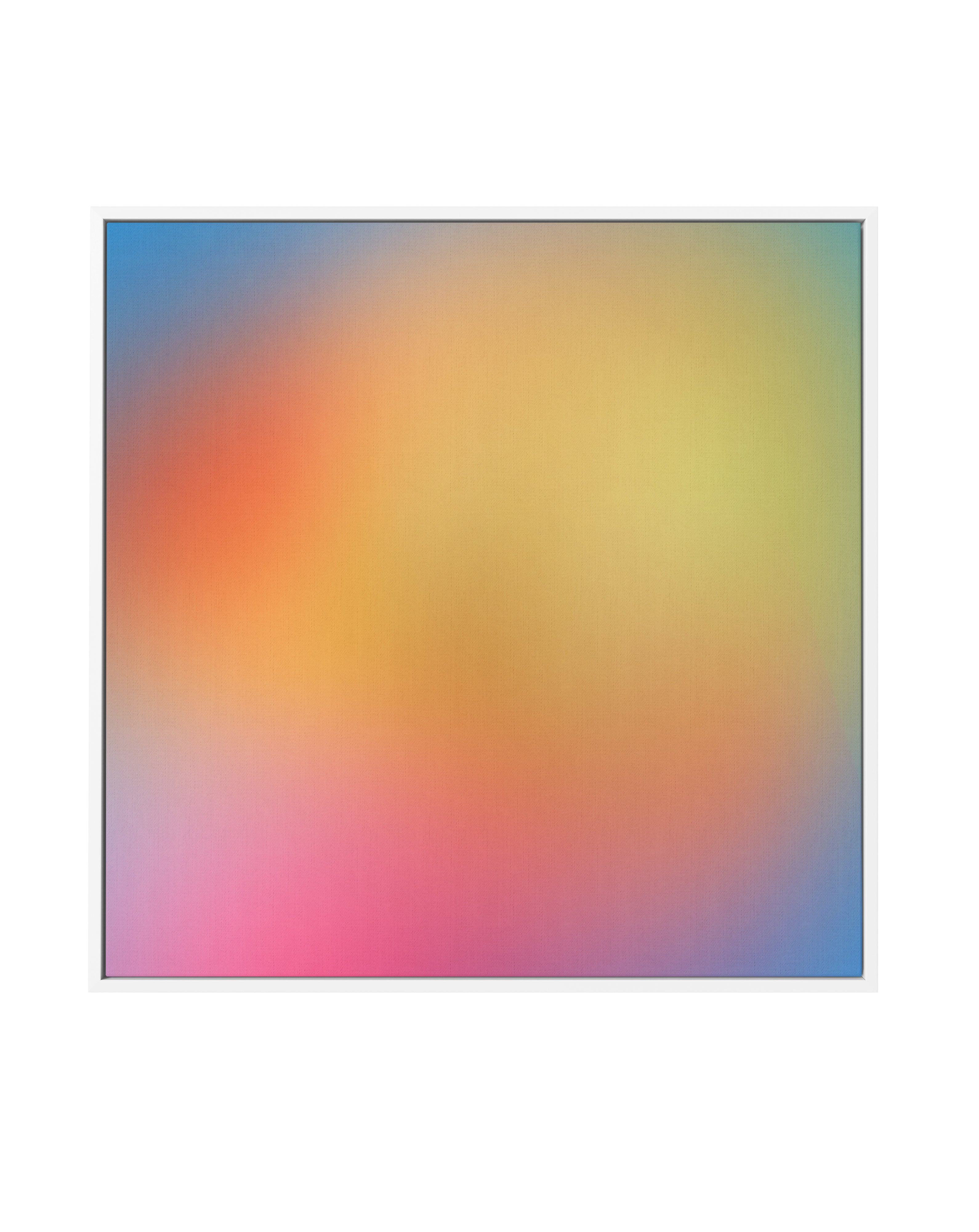 Vibrant Color Blend by Bilge Pakosylu | Framed Canvas Art Print