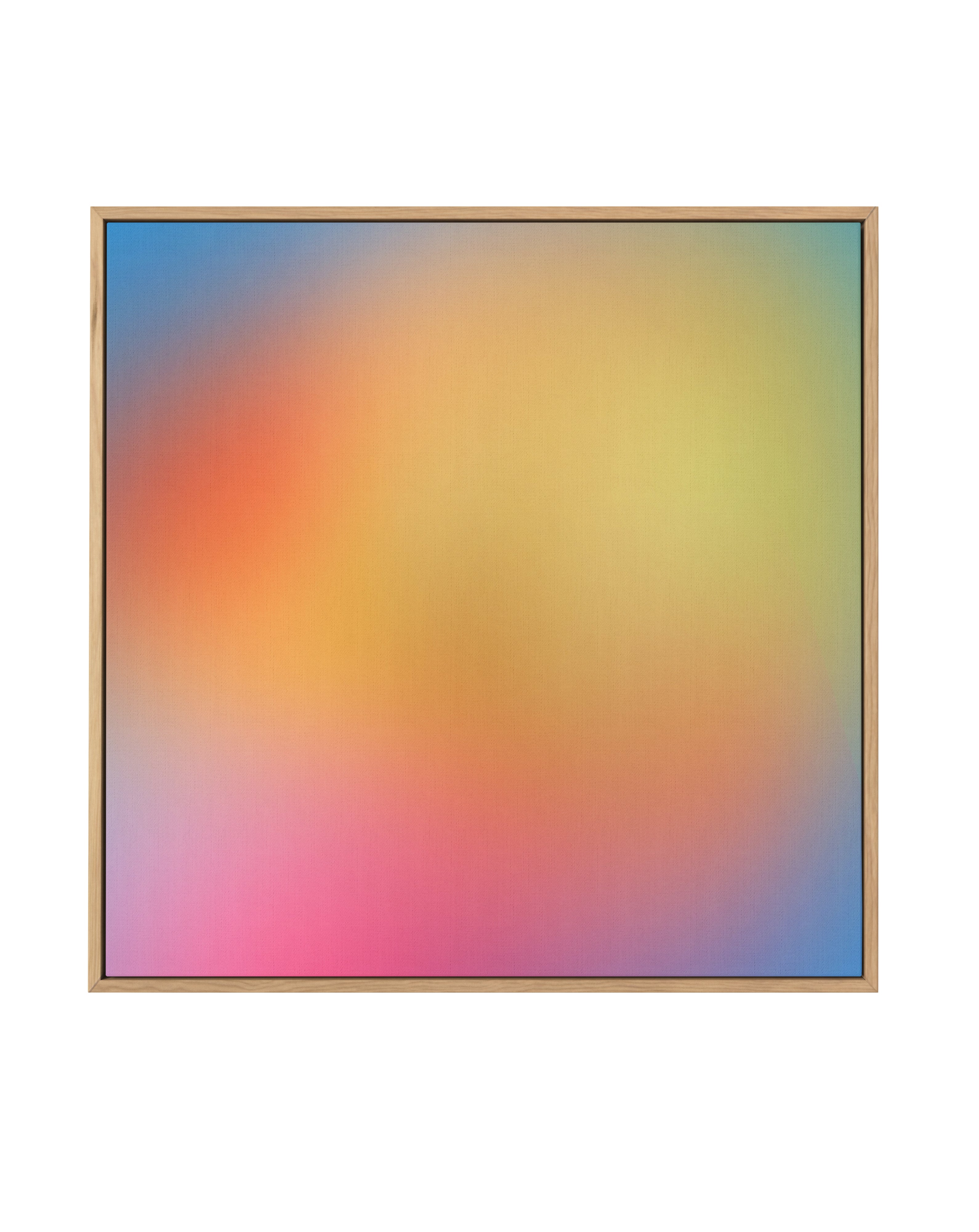 Vibrant Color Blend by Bilge Pakosylu | Framed Canvas Art Print