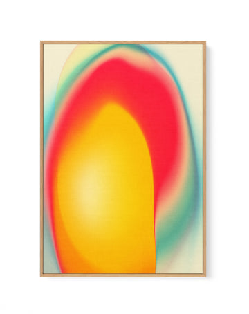 Vibrant Color Flow by Jazzberry Blue | Framed Canvas Wall Art