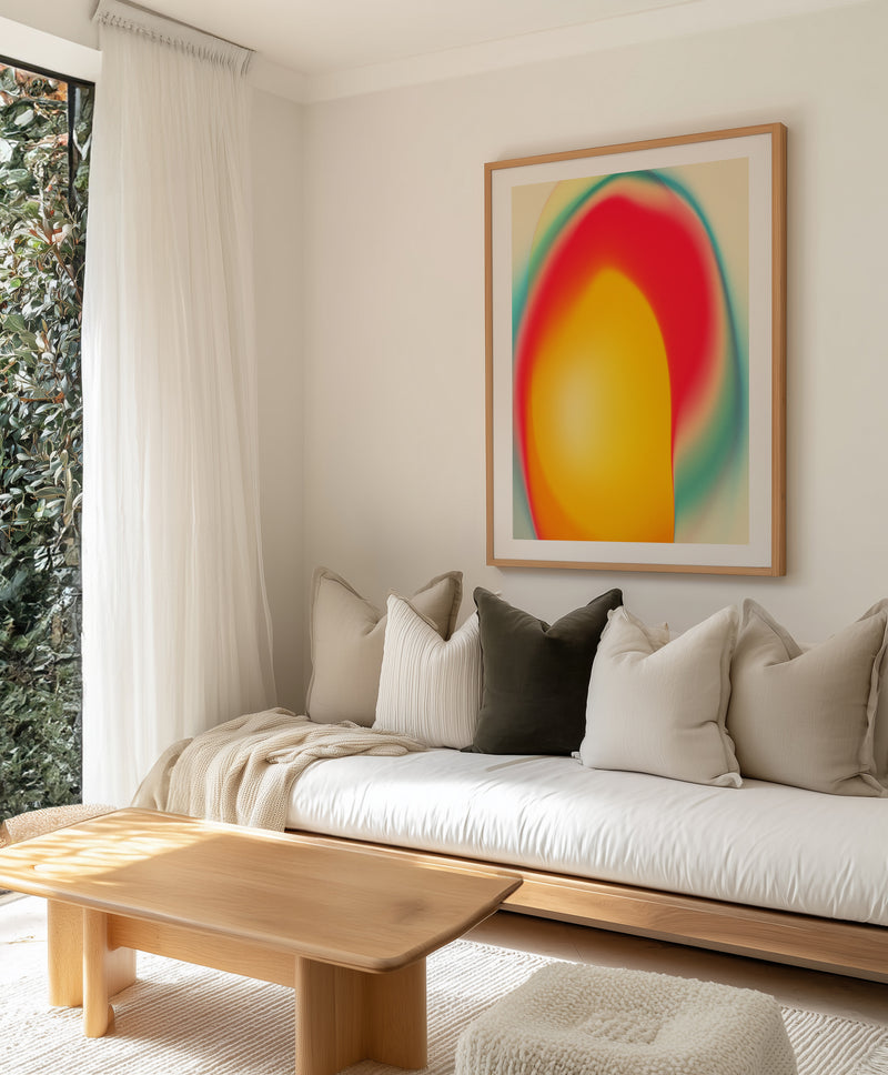 Vibrant Color Flow by Jazzberry Blue | Art Print