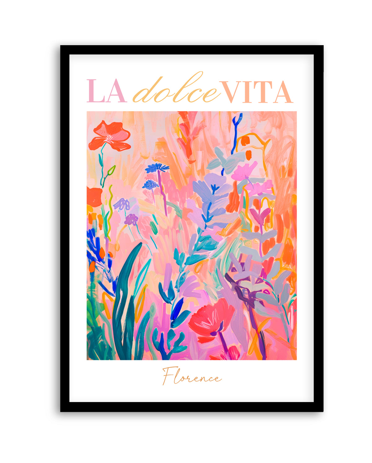 Vibrant Floral Garden by Mathieu Jeuf | Art Print