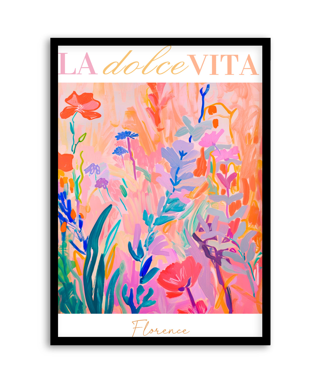 Vibrant Floral Garden by Mathieu Jeuf | Art Print