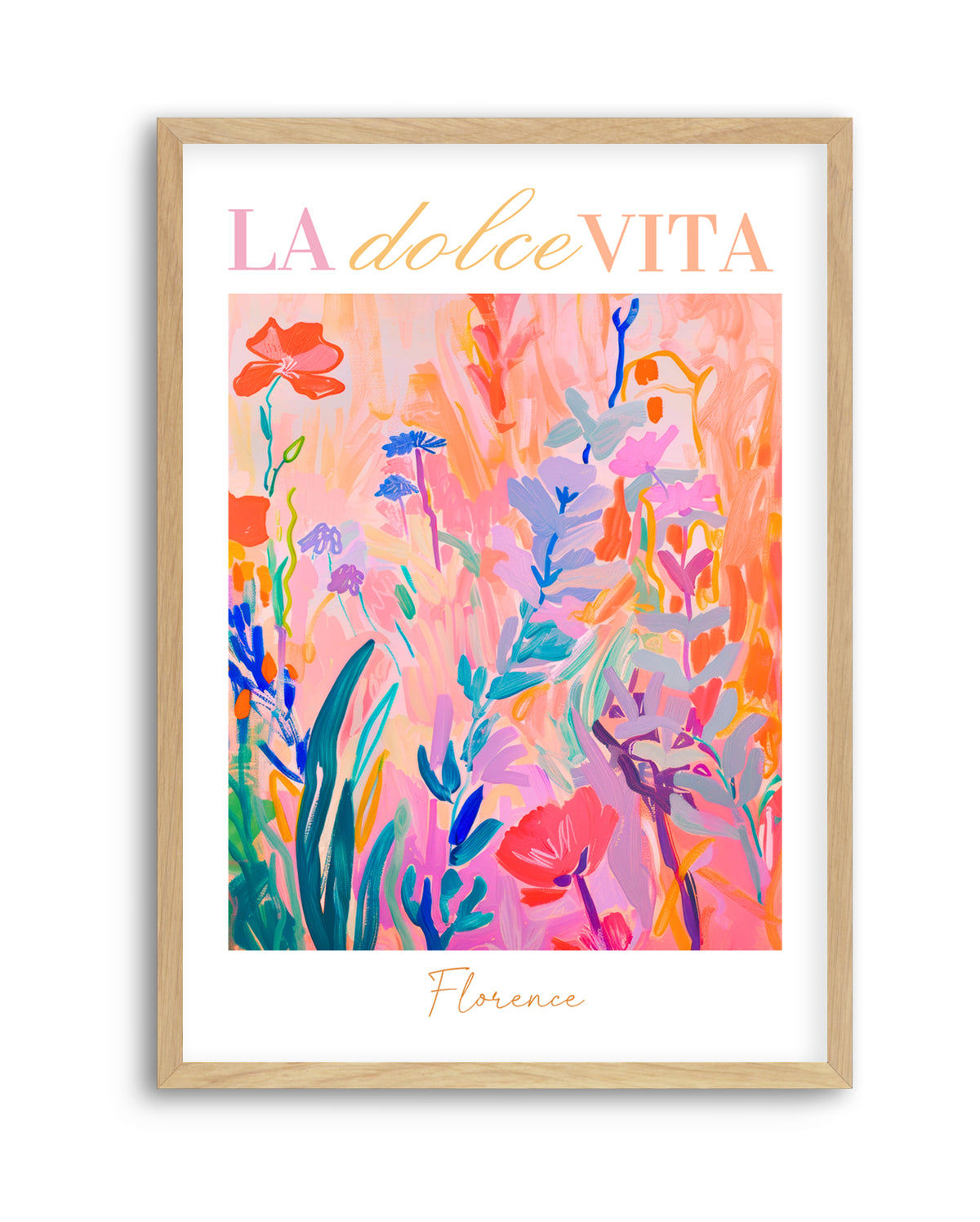 Vibrant Floral Garden by Mathieu Jeuf | Art Print