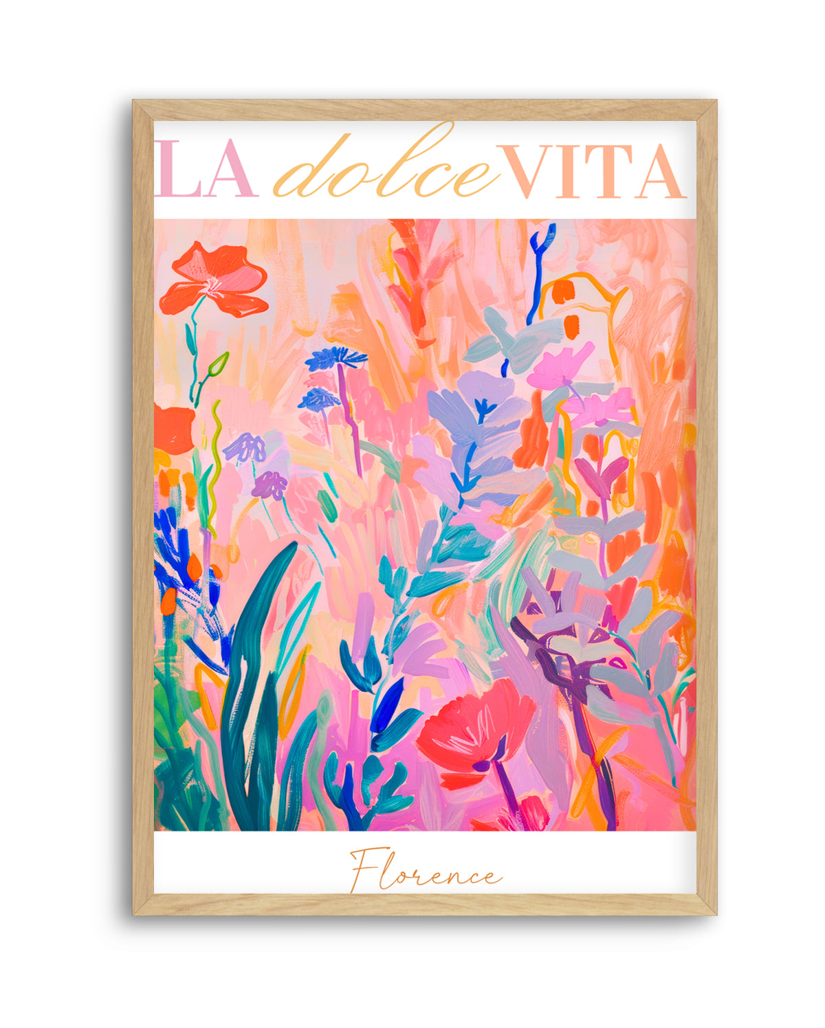 Vibrant Floral Garden by Mathieu Jeuf | Art Print