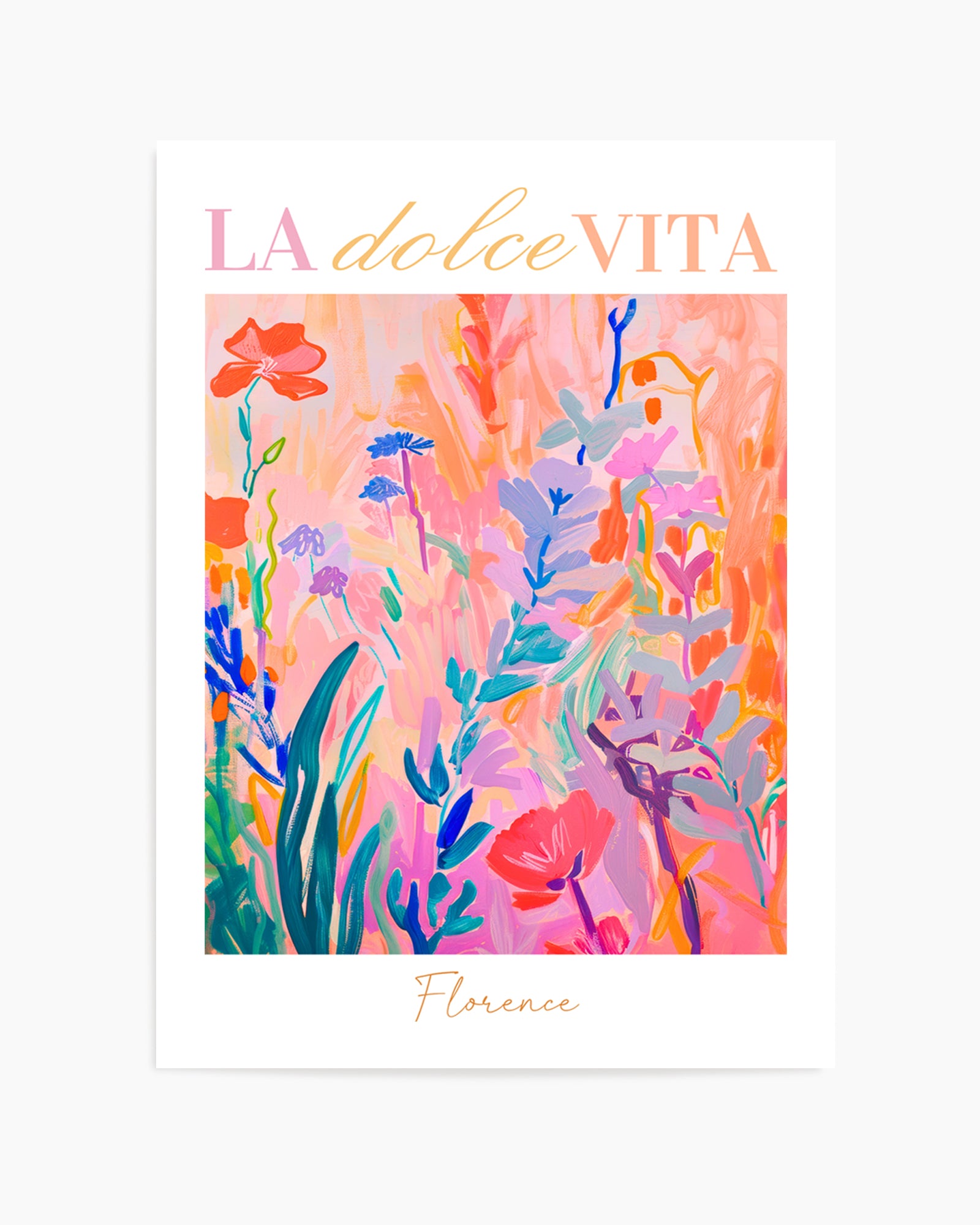 Vibrant Floral Garden by Mathieu Jeuf | Art Print