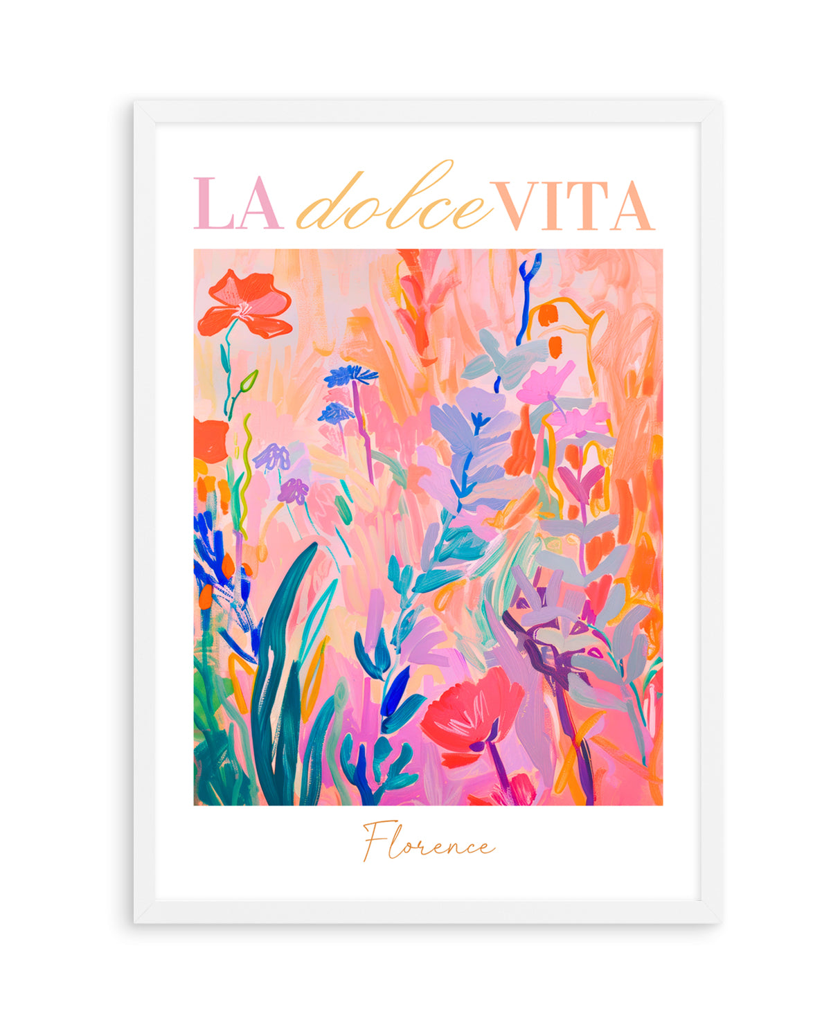 Vibrant Floral Garden by Mathieu Jeuf | Art Print