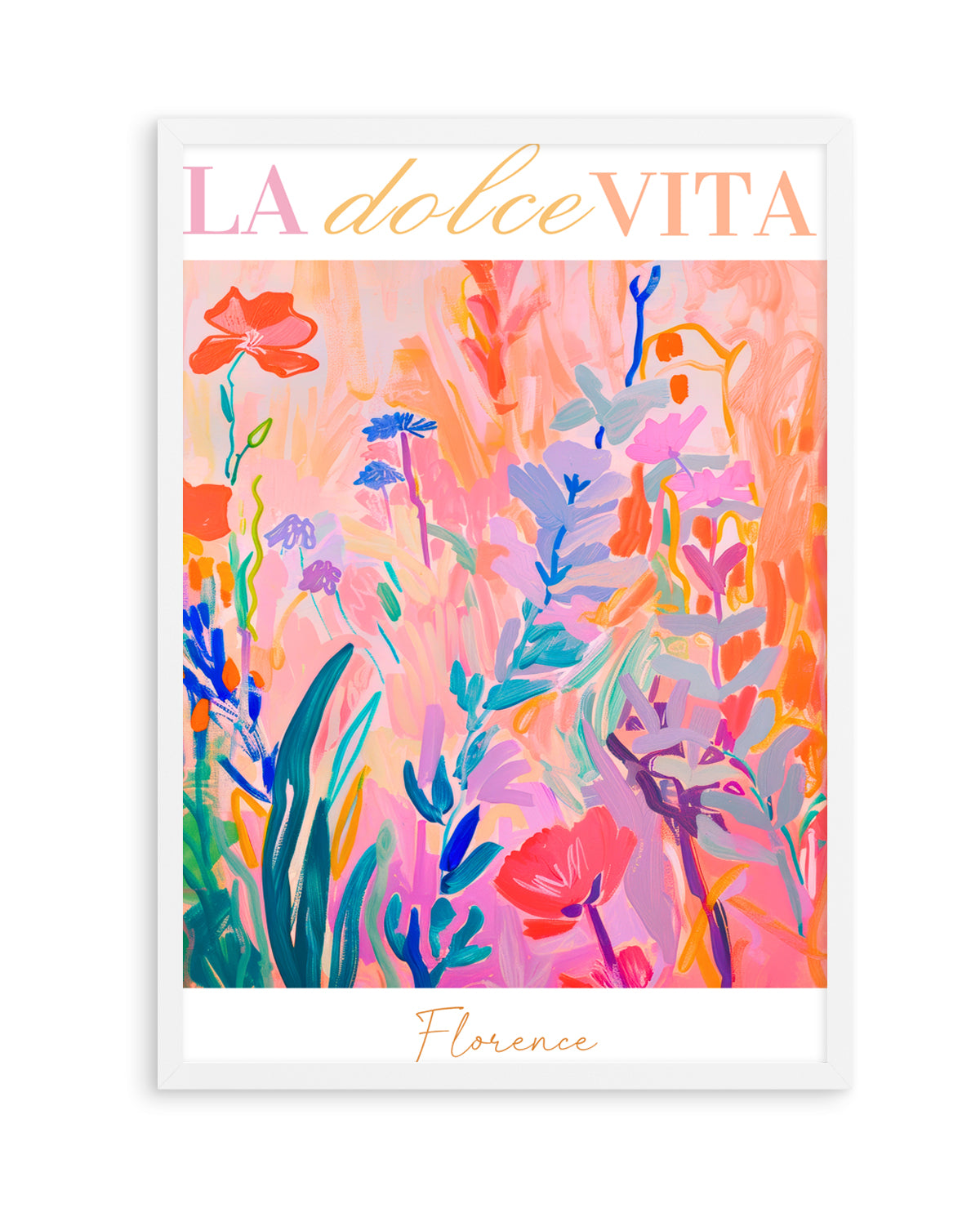 Vibrant Floral Garden by Mathieu Jeuf | Art Print