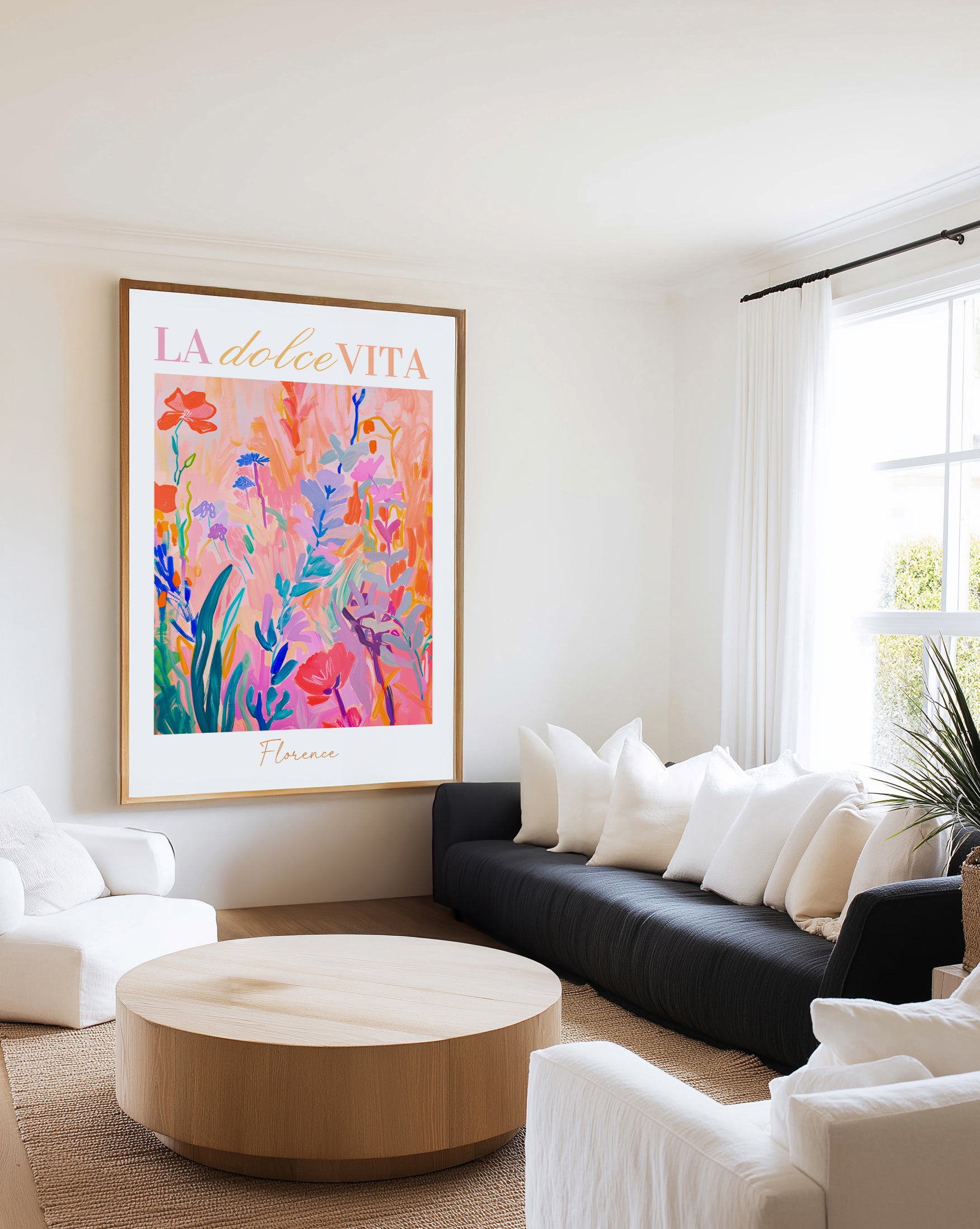 Vibrant Floral Garden by Mathieu Jeuf | Art Print