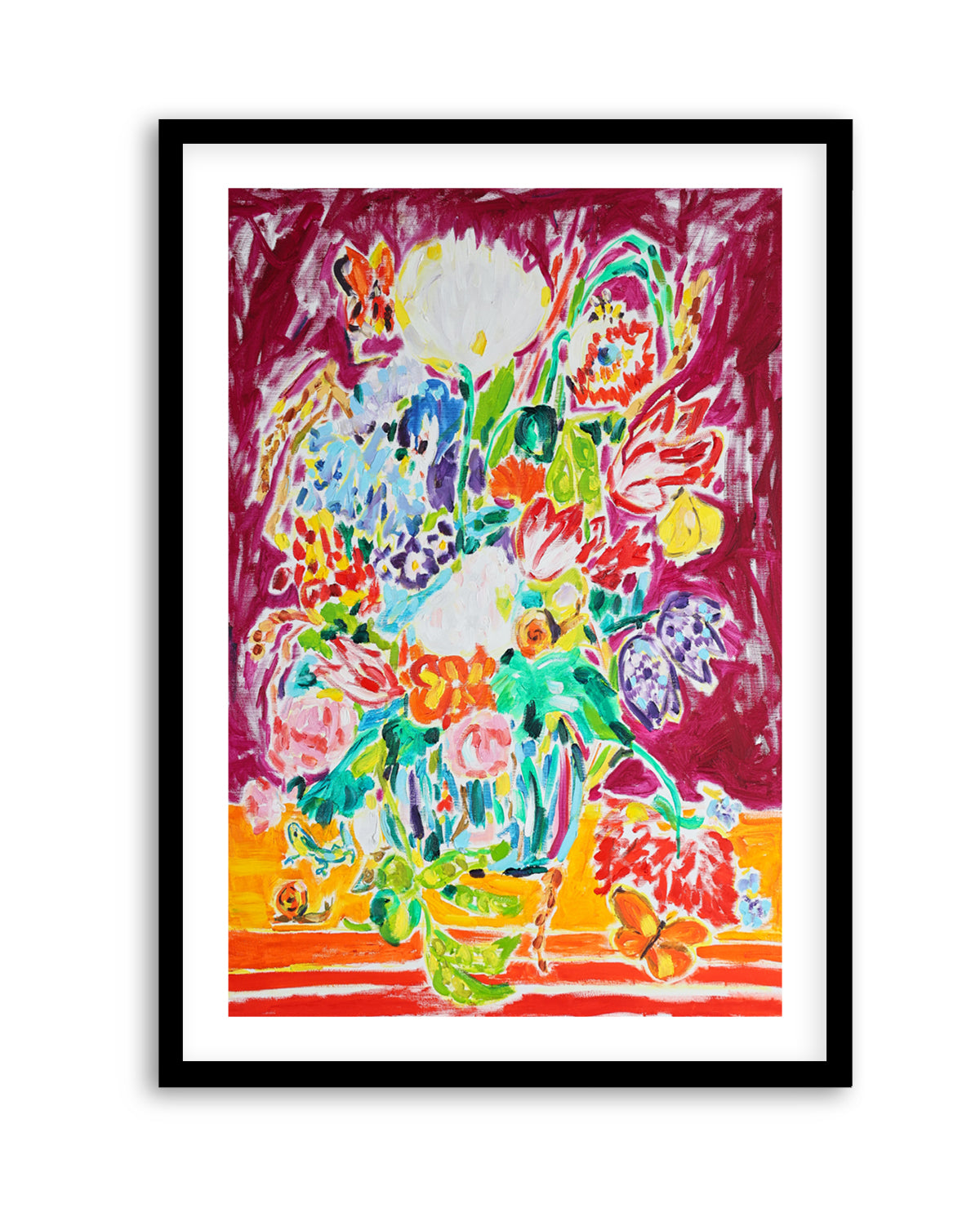 Vibrant Floral Still Life by Tamara Jare | Art Print