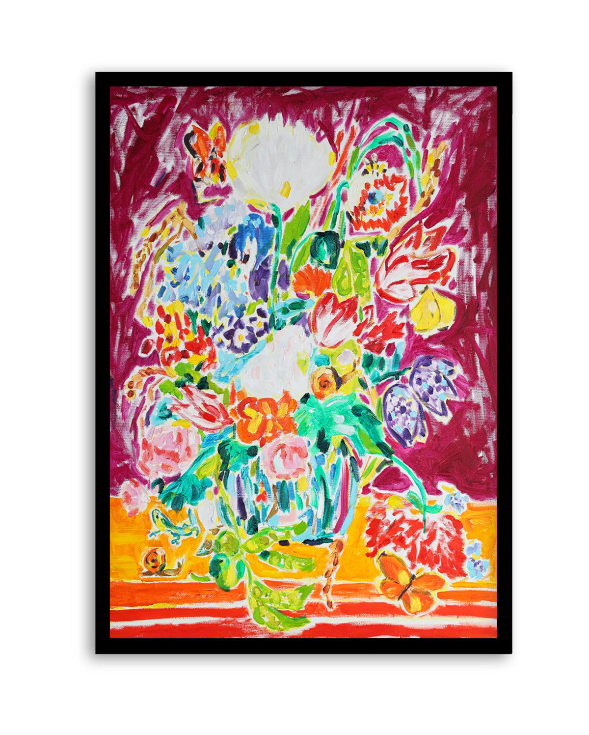 Vibrant Floral Still Life by Tamara Jare | Art Print
