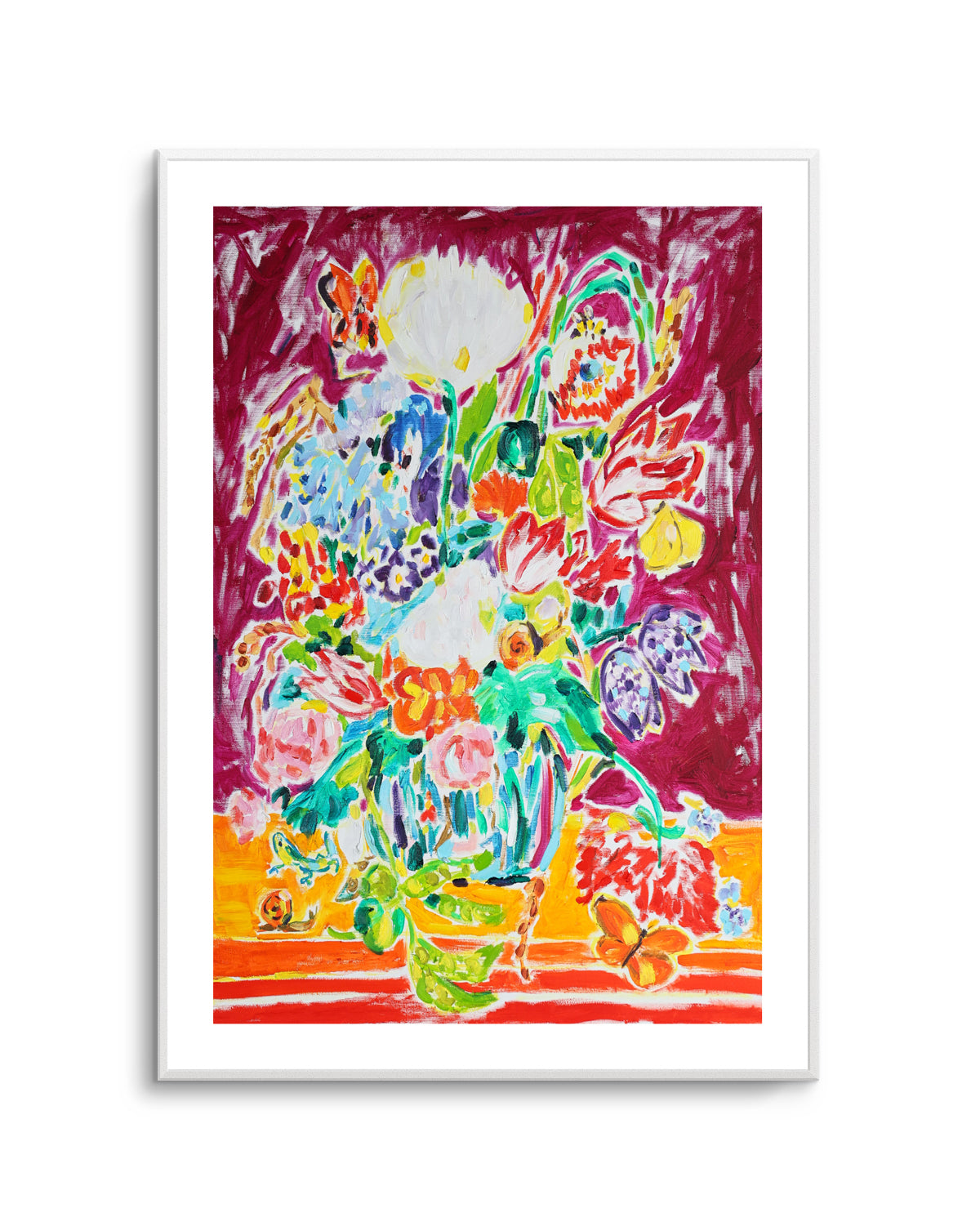 Vibrant Floral Still Life by Tamara Jare | Art Print