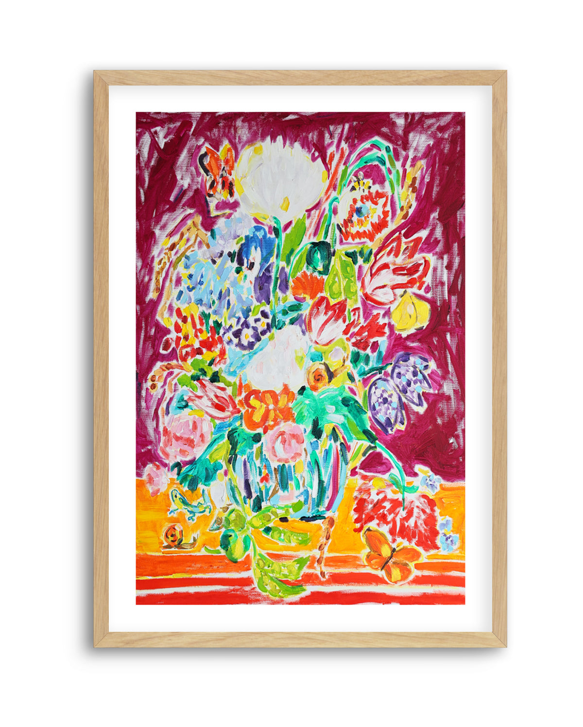 Vibrant Floral Still Life by Tamara Jare | Art Print