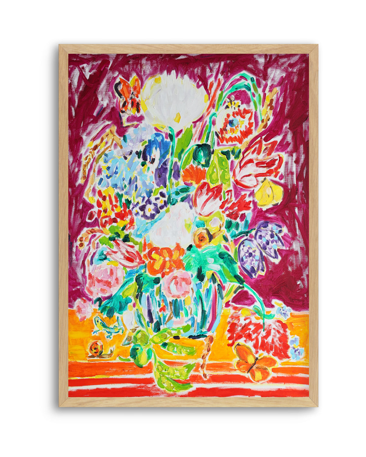 Vibrant Floral Still Life by Tamara Jare | Art Print