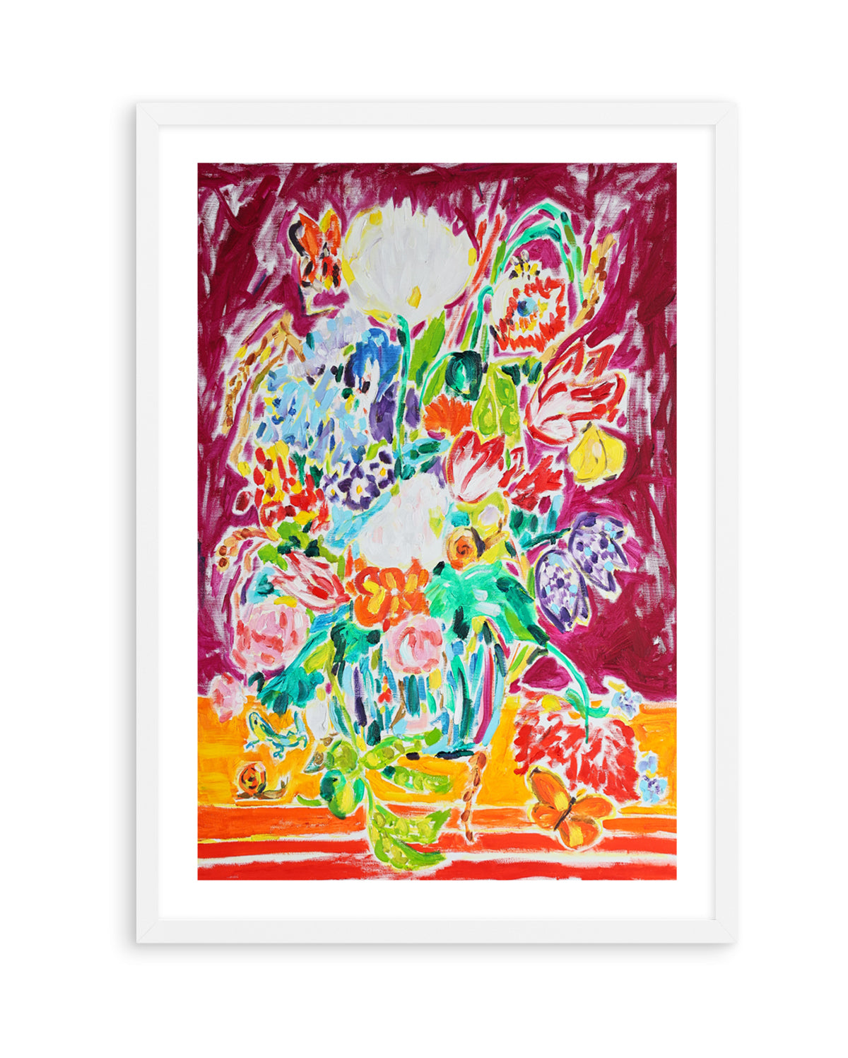 Vibrant Floral Still Life by Tamara Jare | Art Print