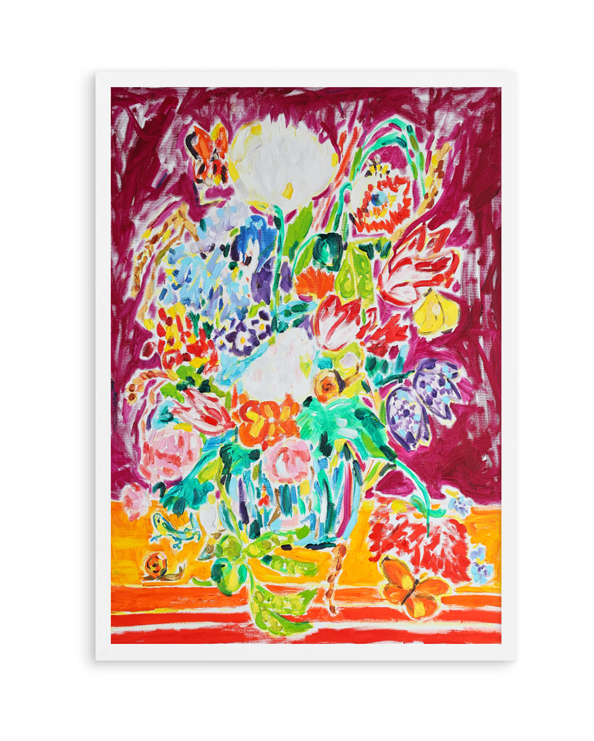 Vibrant Floral Still Life by Tamara Jare | Art Print