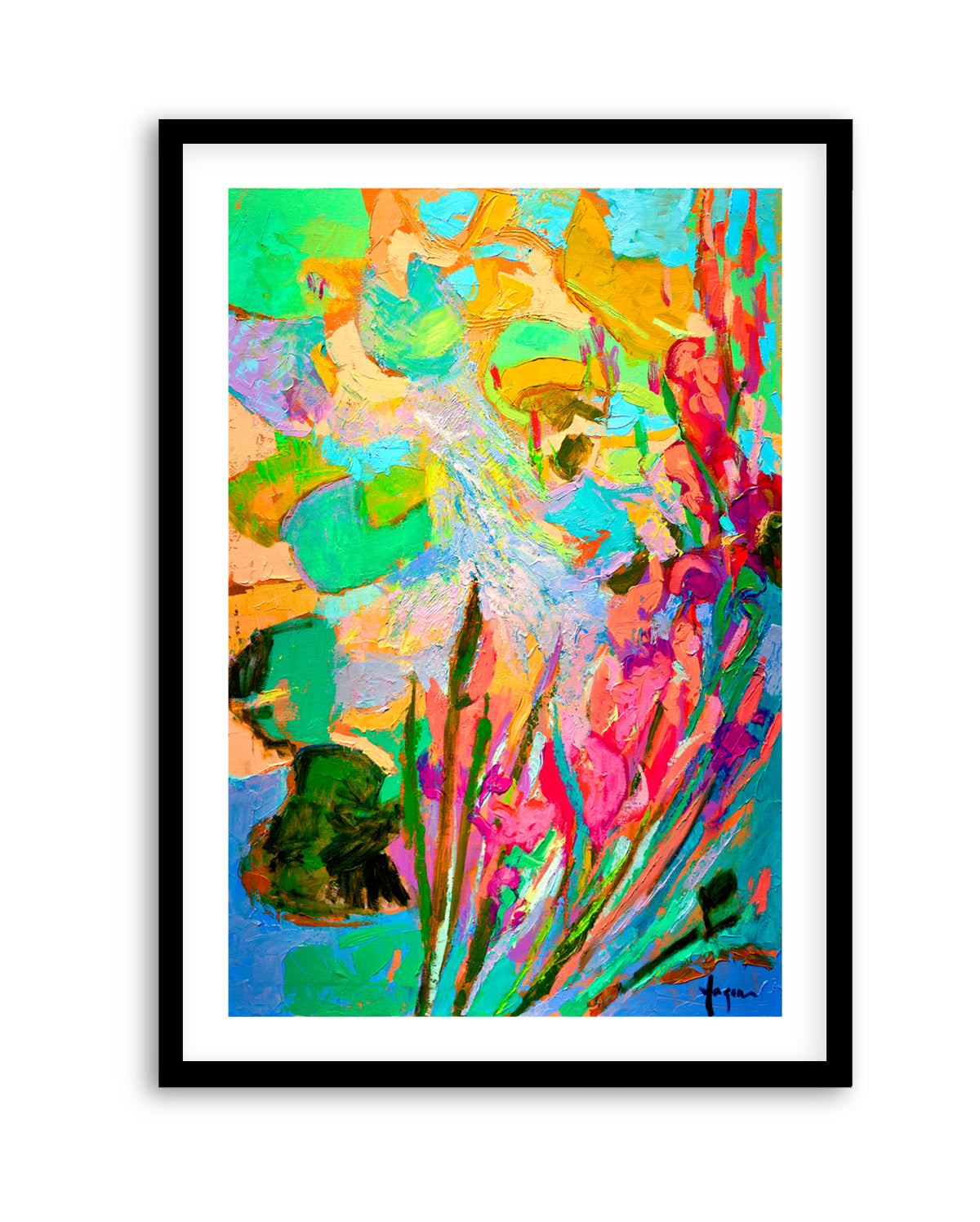 Vibrant Garden Bliss by Dorothy Fagan | Art Print
