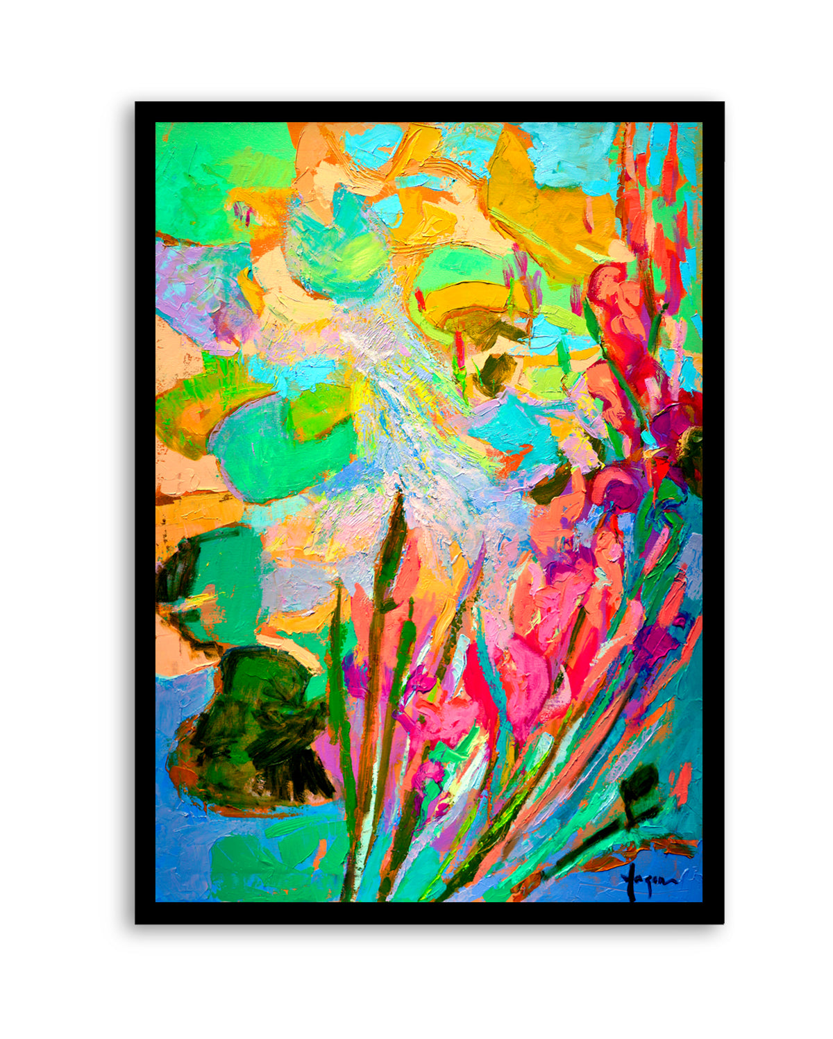Vibrant Garden Bliss by Dorothy Fagan | Art Print