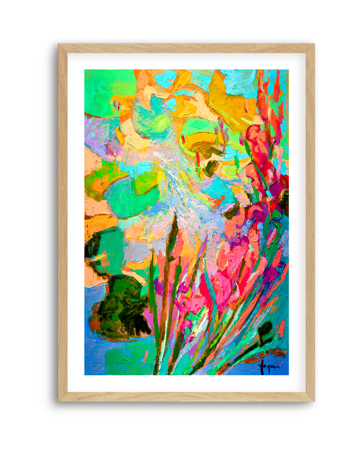 Vibrant Garden Bliss by Dorothy Fagan | Art Print