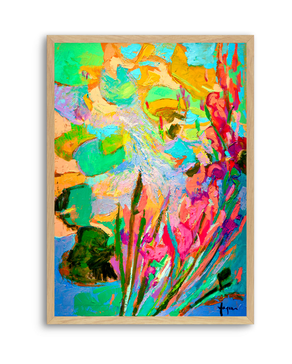 Vibrant Garden Bliss by Dorothy Fagan | Art Print