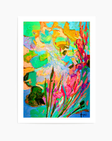 Vibrant Garden Bliss by Dorothy Fagan | Art Print
