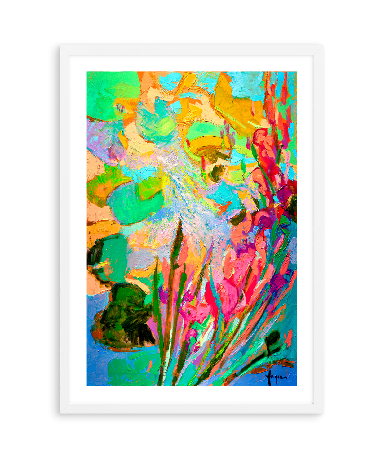 Vibrant Garden Bliss by Dorothy Fagan | Art Print