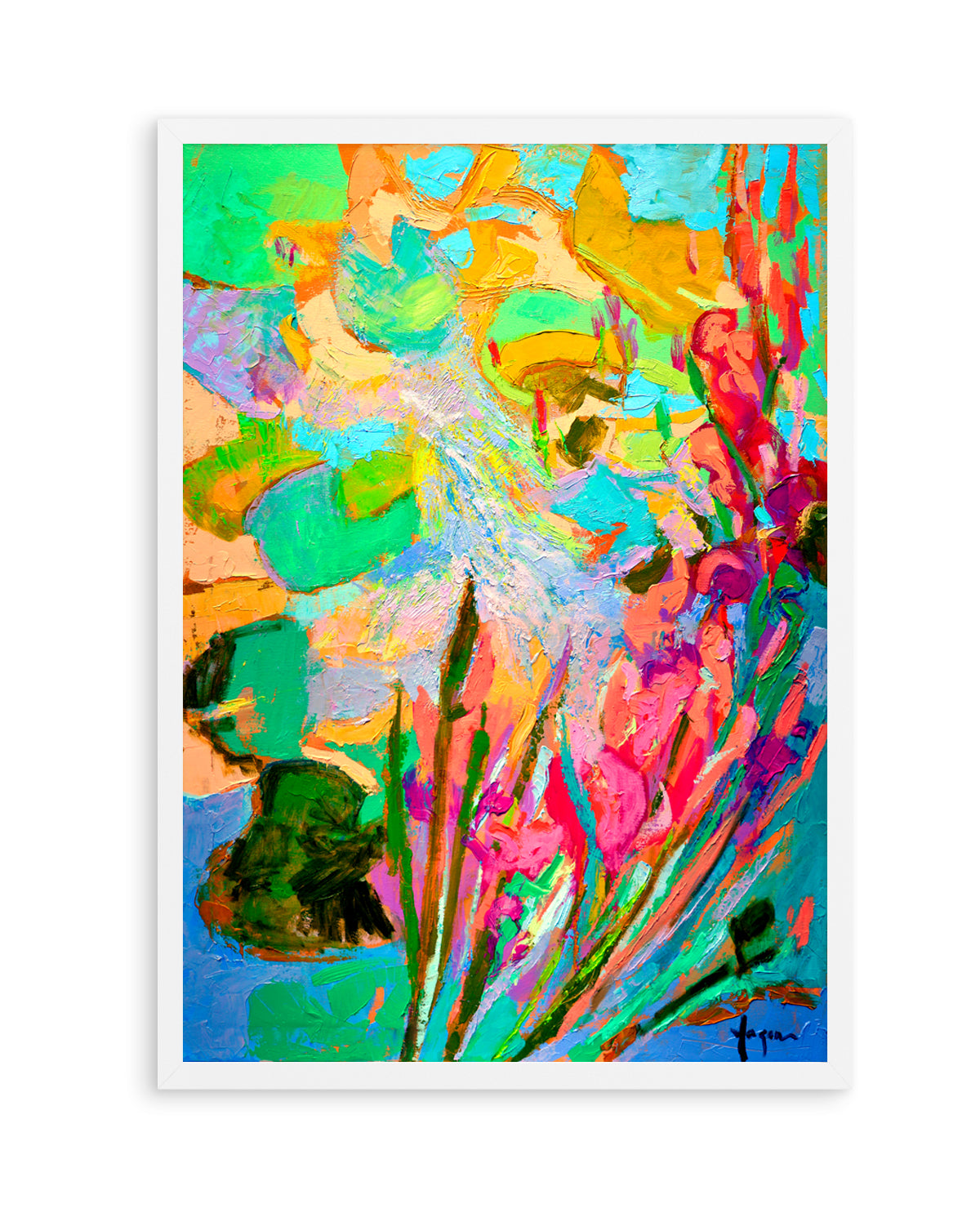 Vibrant Garden Bliss by Dorothy Fagan | Art Print