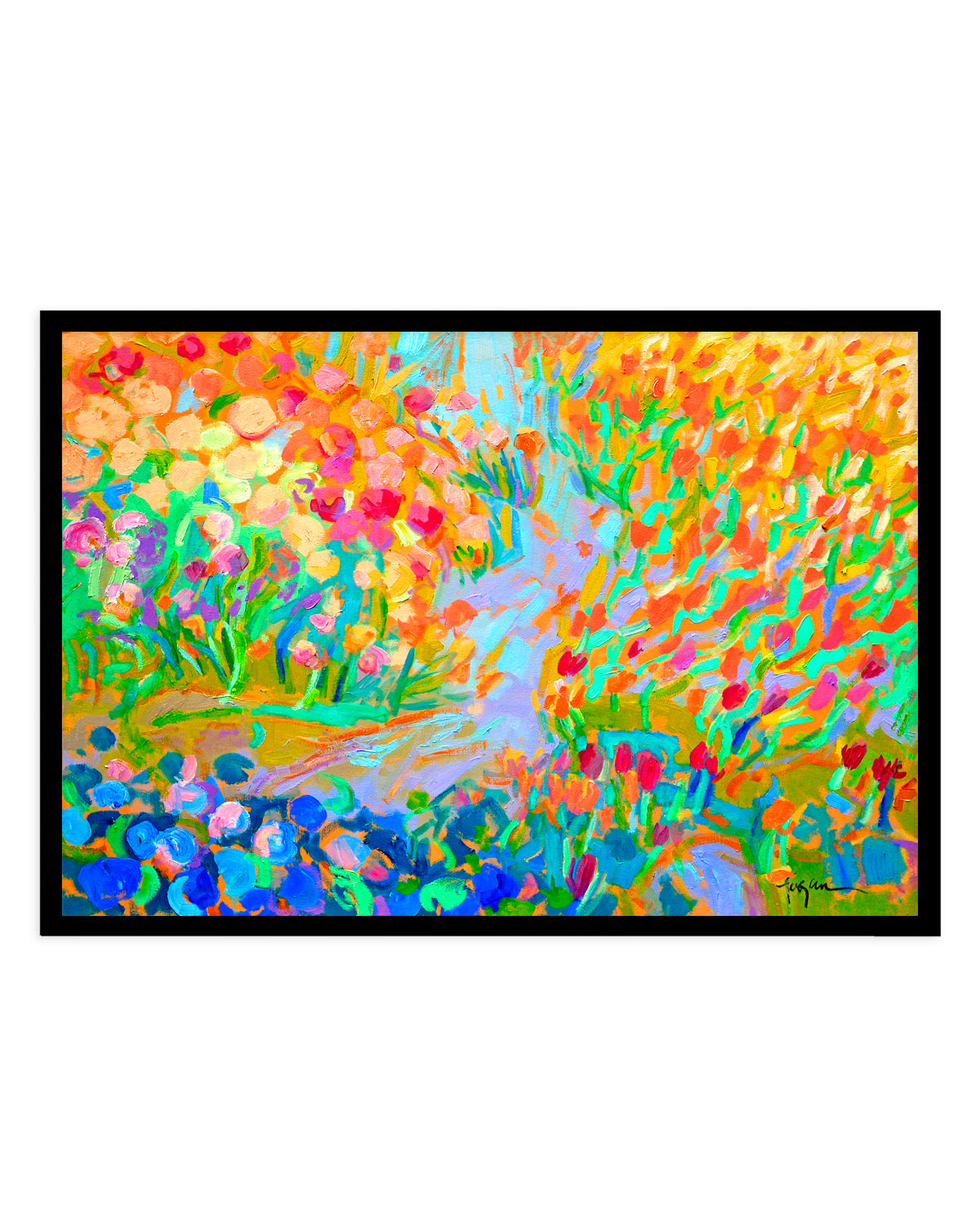 Vibrant Garden Path by Dorothy Fagan | Art Print