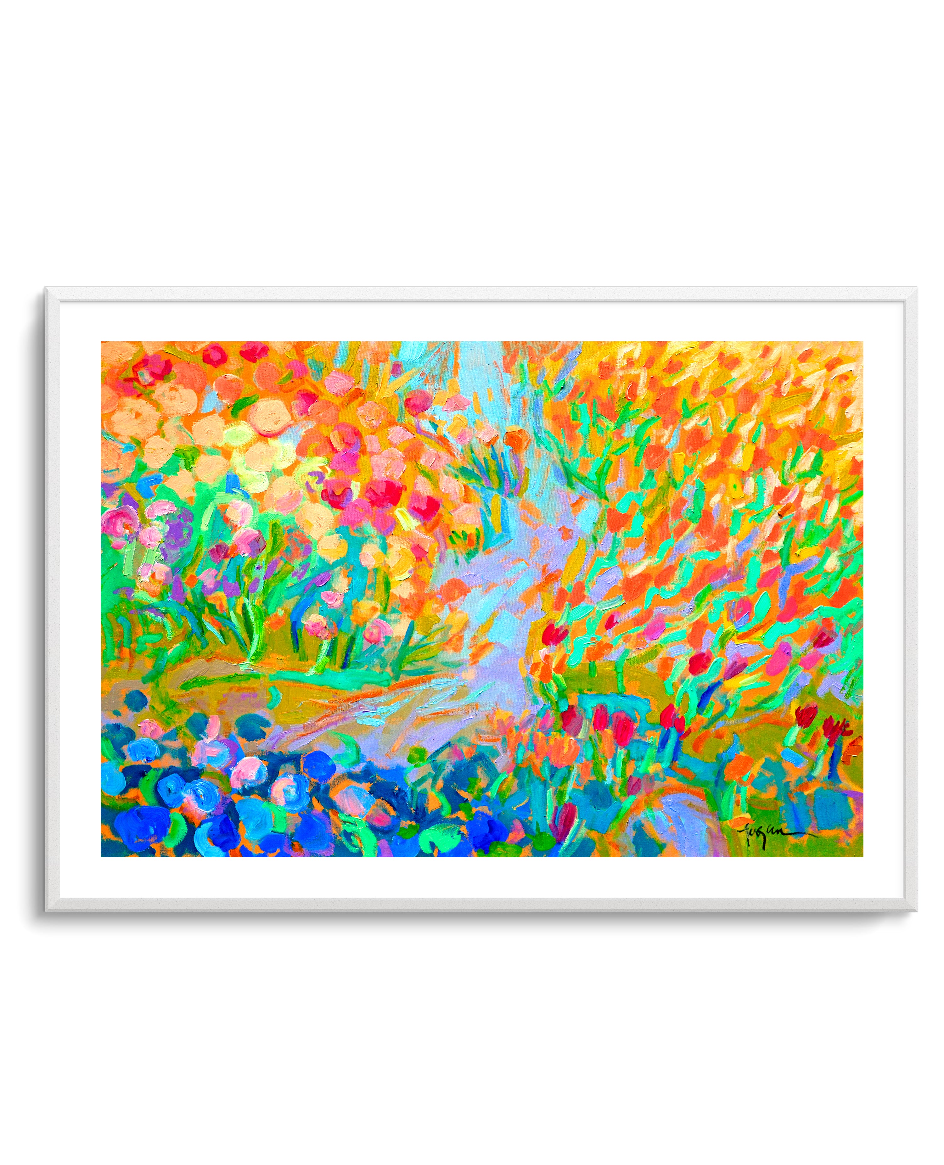 Vibrant Garden Path by Dorothy Fagan | Art Print