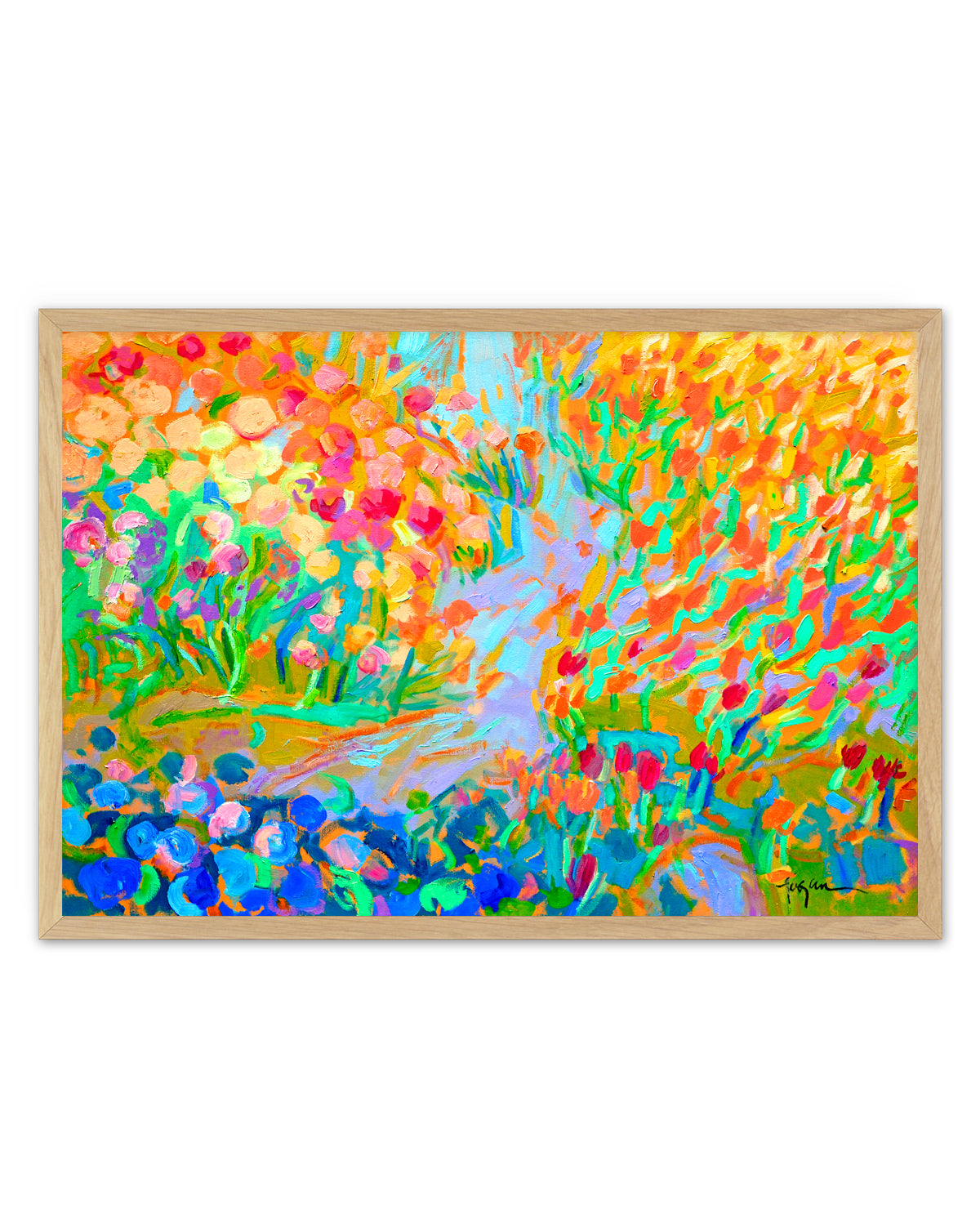 Vibrant Garden Path by Dorothy Fagan | Art Print