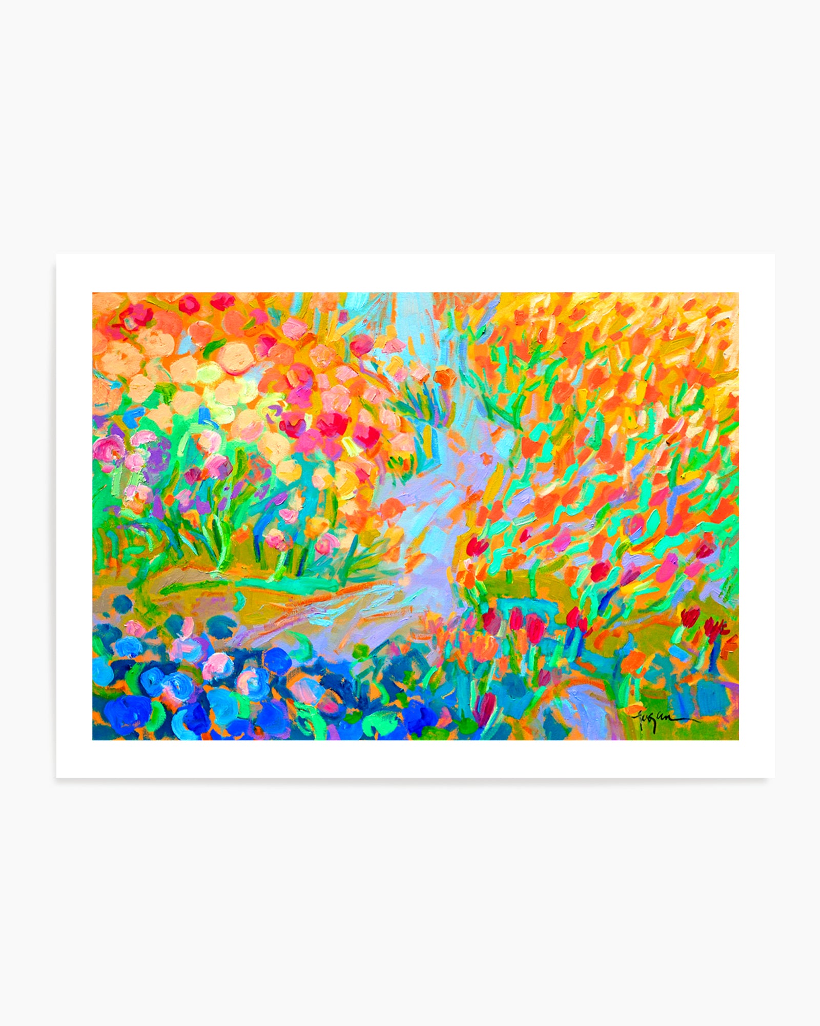 Vibrant Garden Path by Dorothy Fagan | Art Print