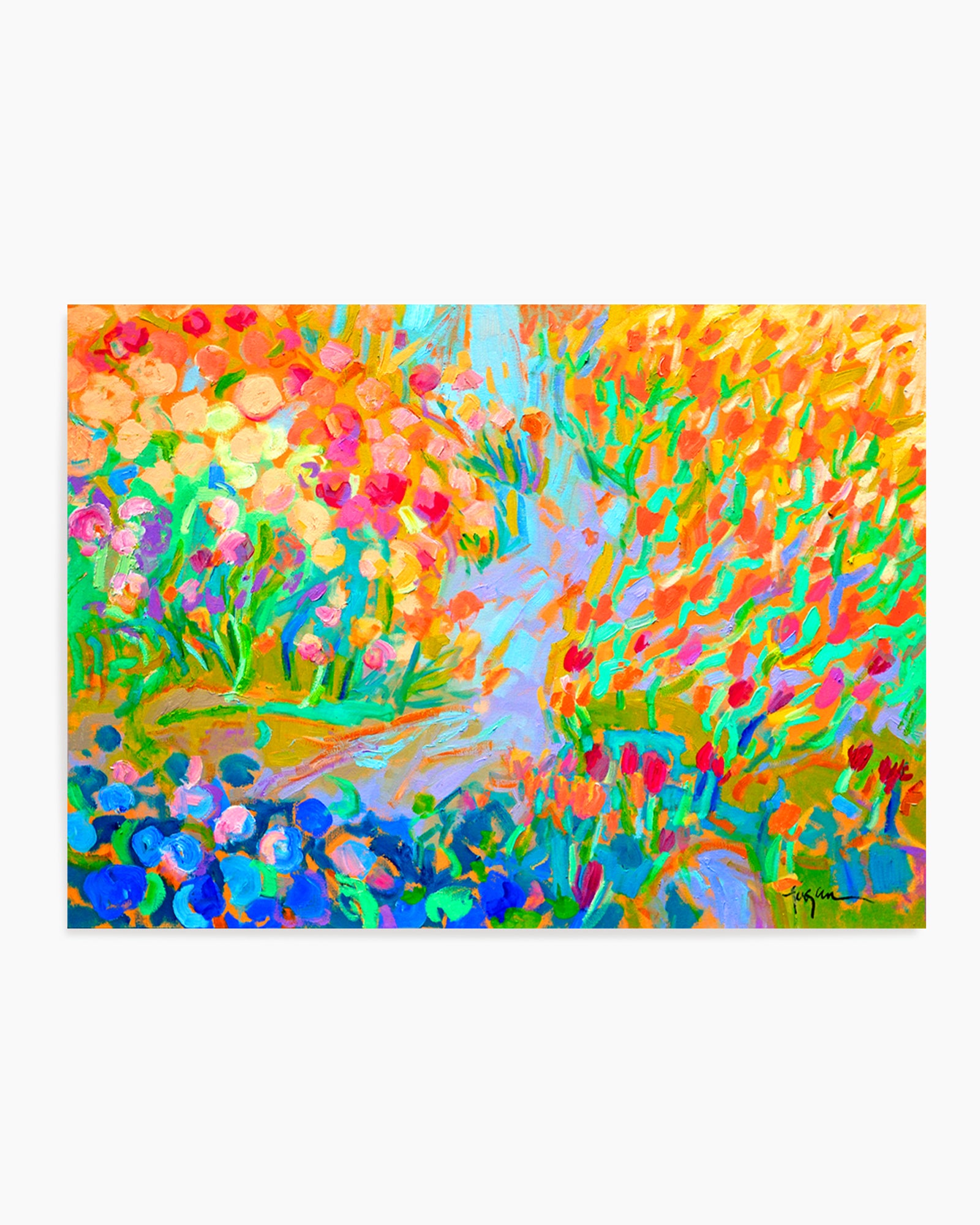 Vibrant Garden Path by Dorothy Fagan | Art Print