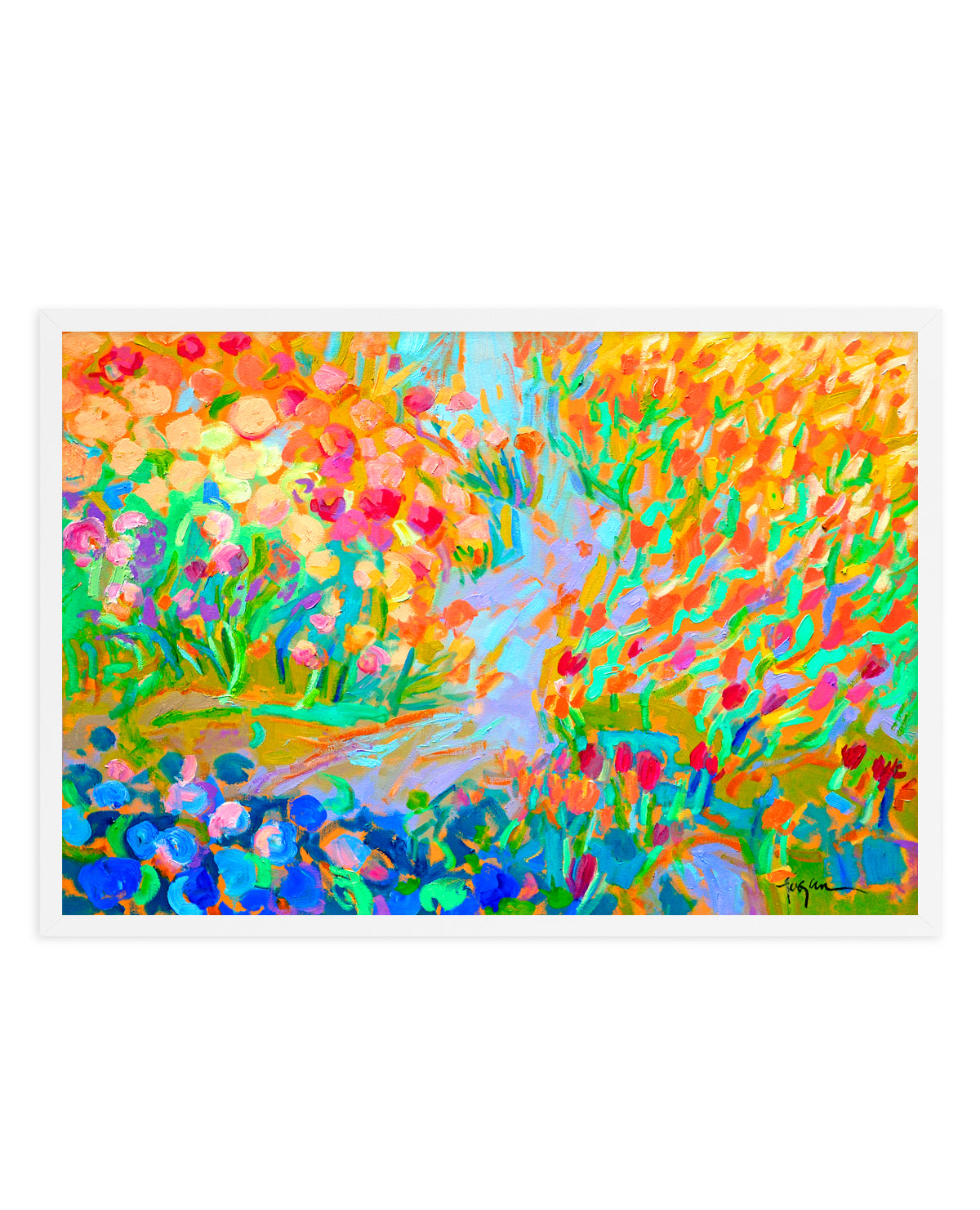 Vibrant Garden Path by Dorothy Fagan | Art Print