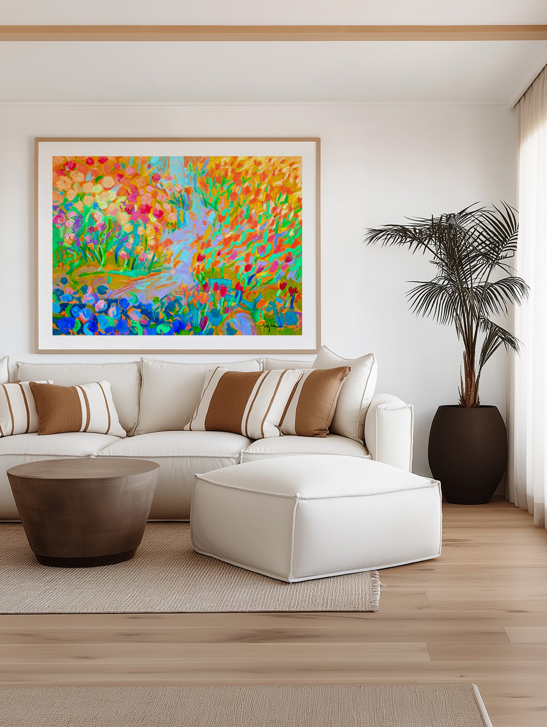 Vibrant Garden Path by Dorothy Fagan | Art Print