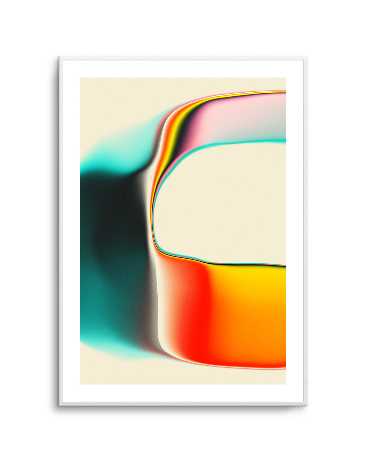 Vibrant Gradient Flow by Jazzberry Blue | Art Print